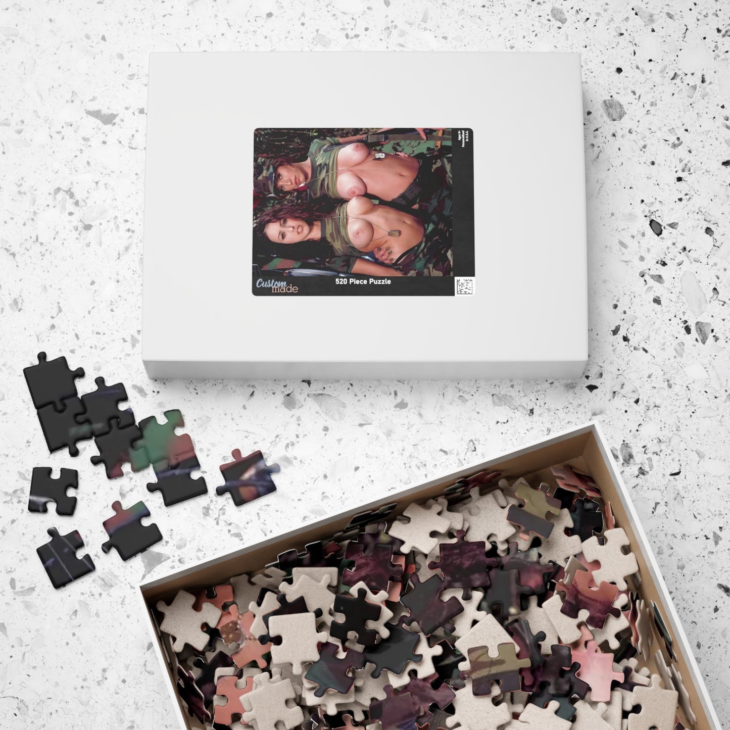 Puzzle (110, 252, 520, 1014-piece) Nude Army Babes