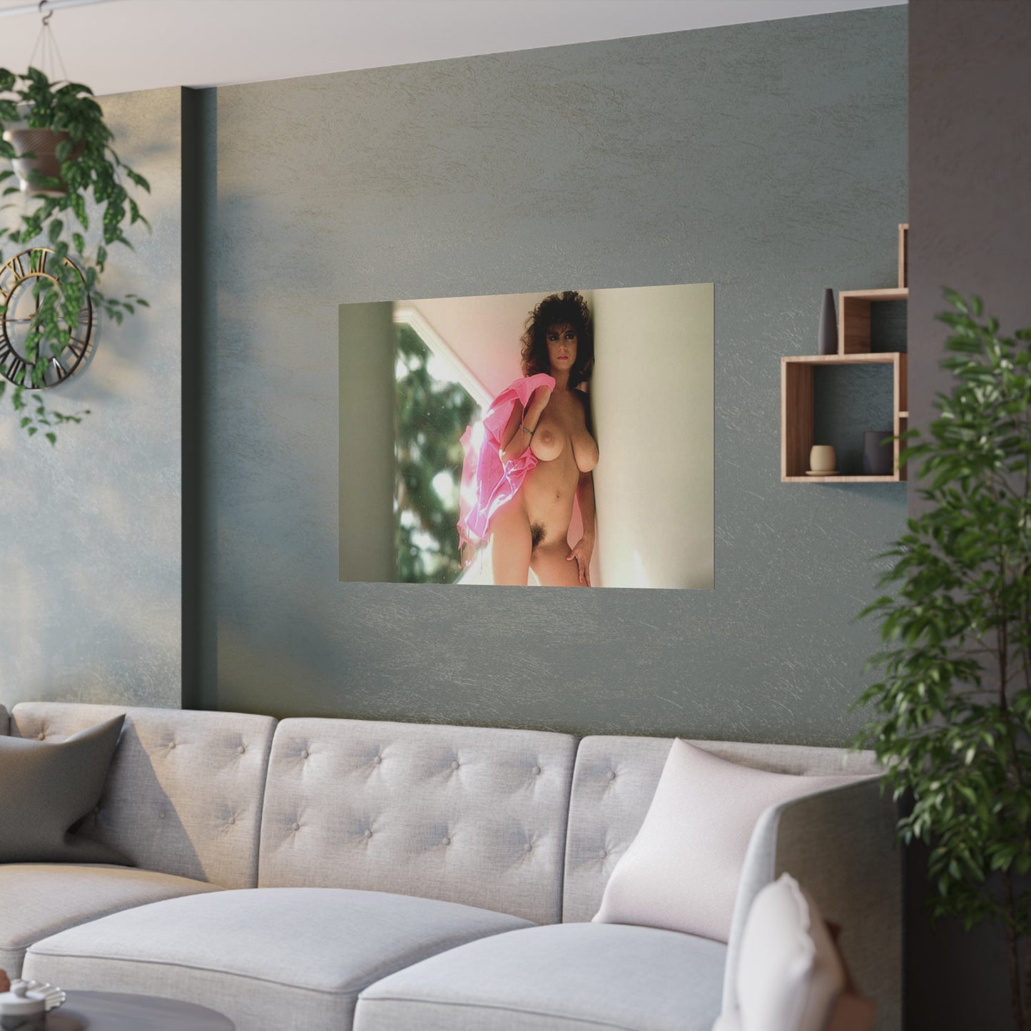 Satin Posters (210gsm) Retro Adult Star Christy Canyon Nude