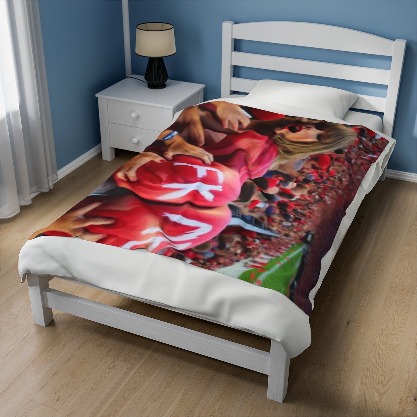 Velveteen Plush Blanket Taylor Swift AI Nudes