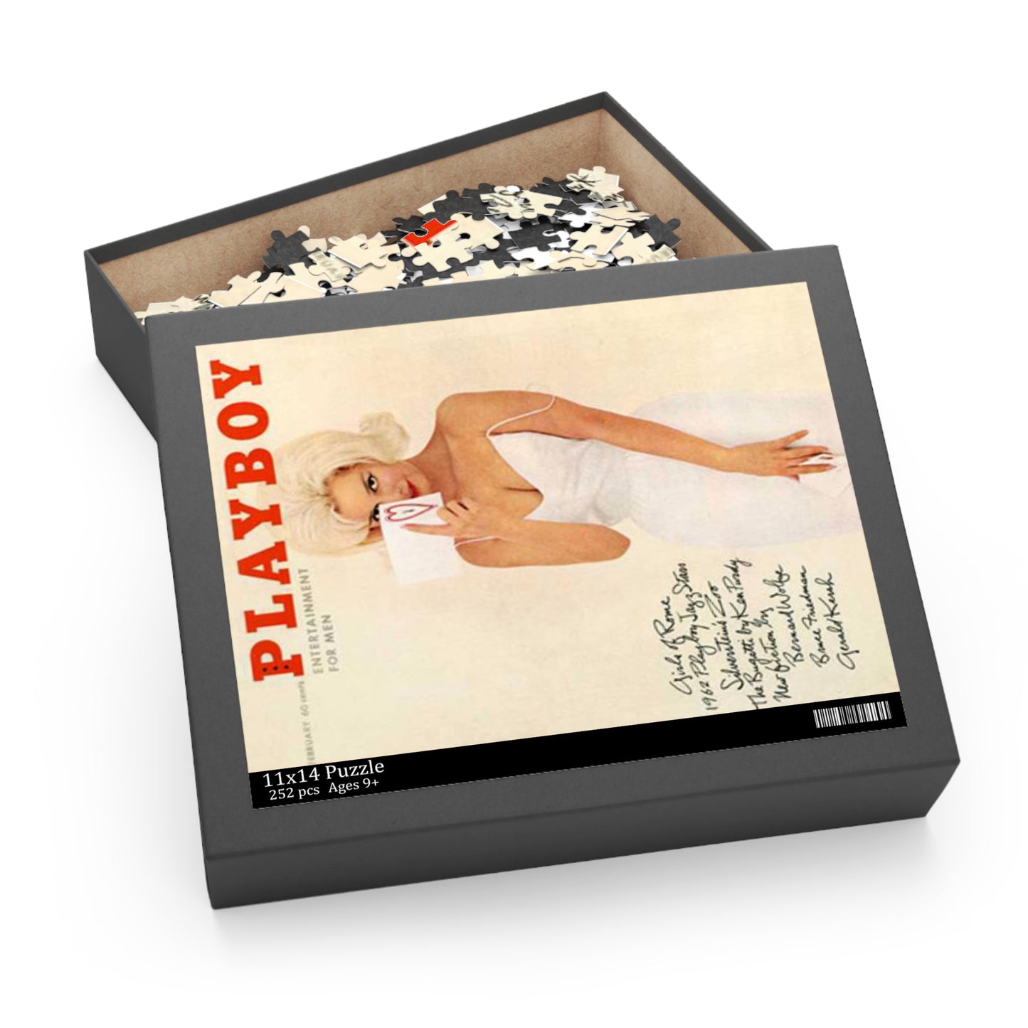 Puzzle (120, 252, 500-Piece) Playboy Cover February 1962