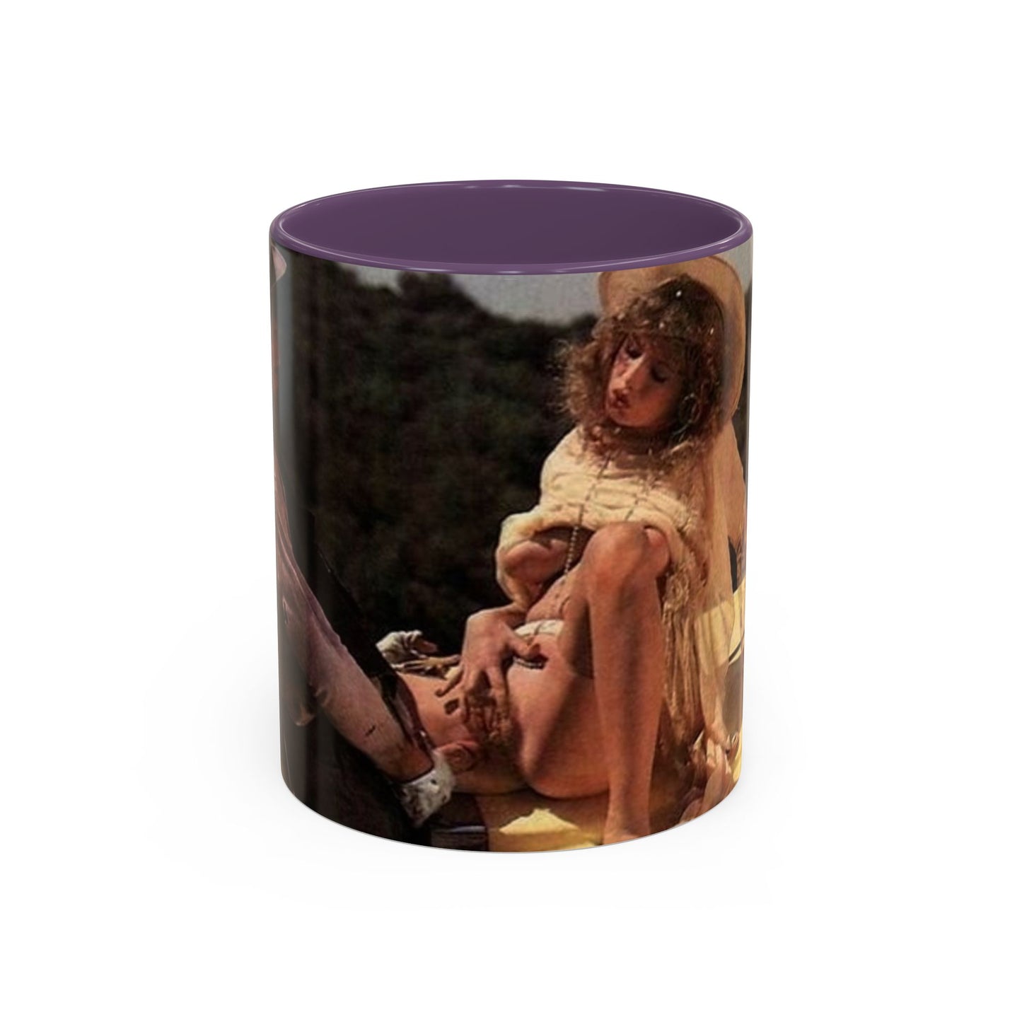 Accent Coffee Mug (11, 15oz) Traci Lords Nude Retro Pornstar Sex