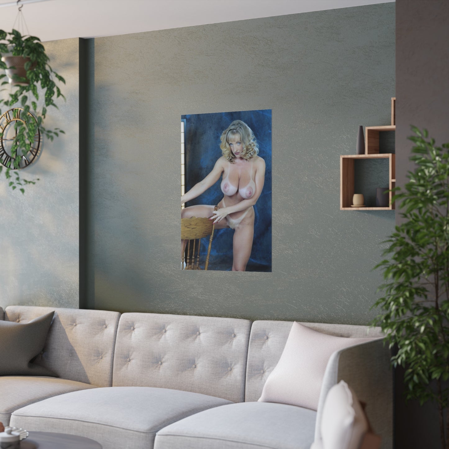 Satin Posters (210gsm) Retro Adult Star Danni Ashe Nude