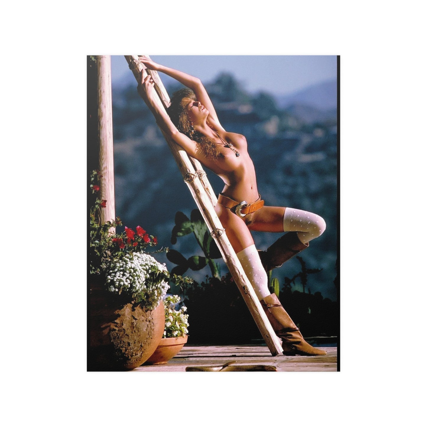 Satin Posters (210gsm) Pornstar Racquel Darrian Nude