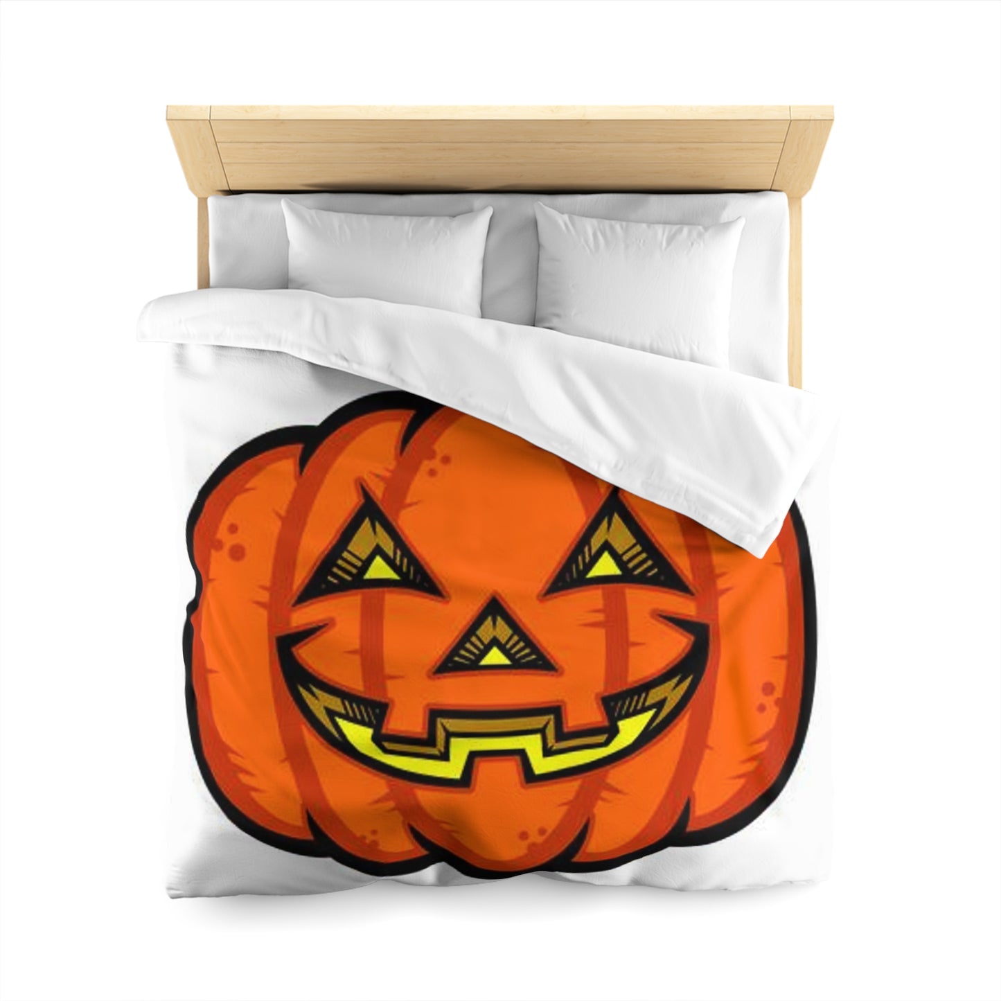 Microfiber Duvet Cover Halloween Jack-O-Lantern