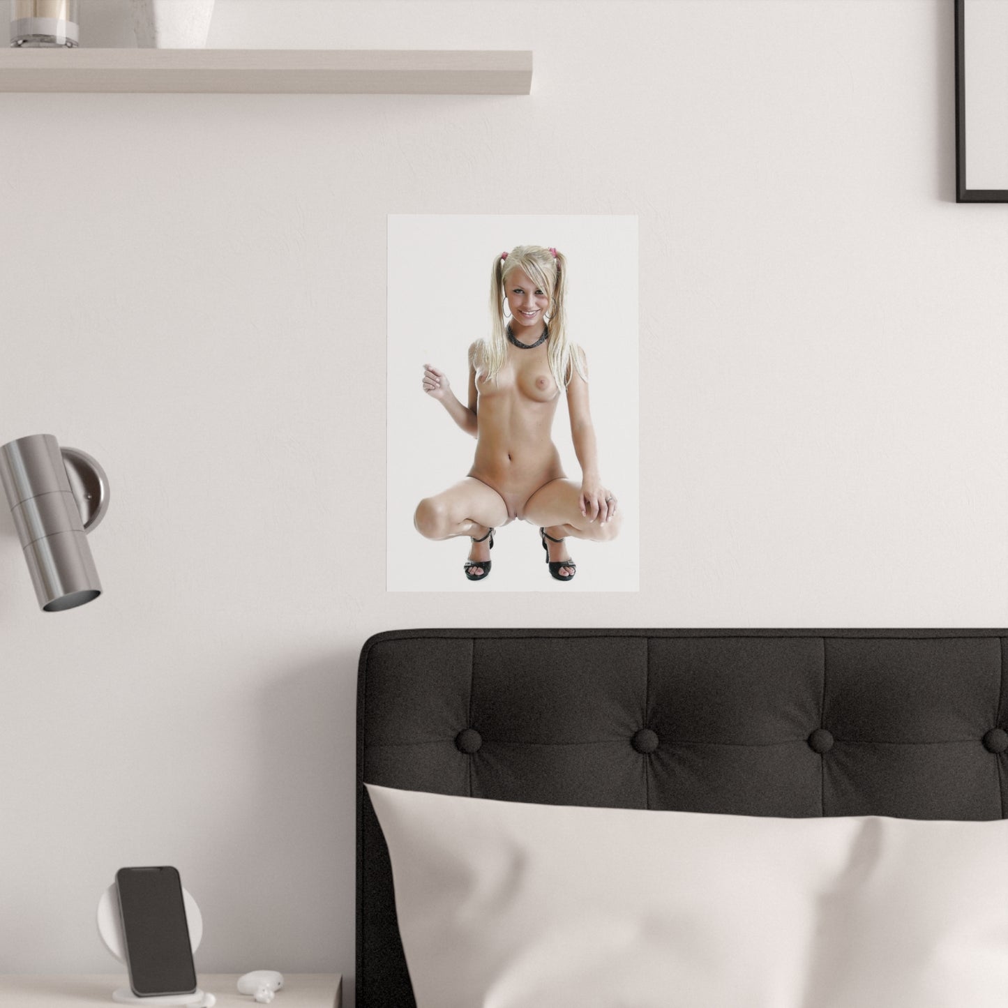 Satin Posters (210gsm) Sexy Nude Pigtails