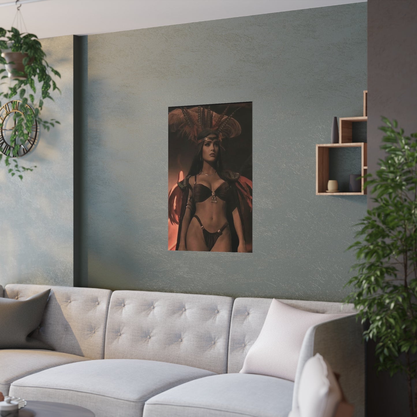 Satin Posters (210gsm) Salma Hayek Dusk til Dawn