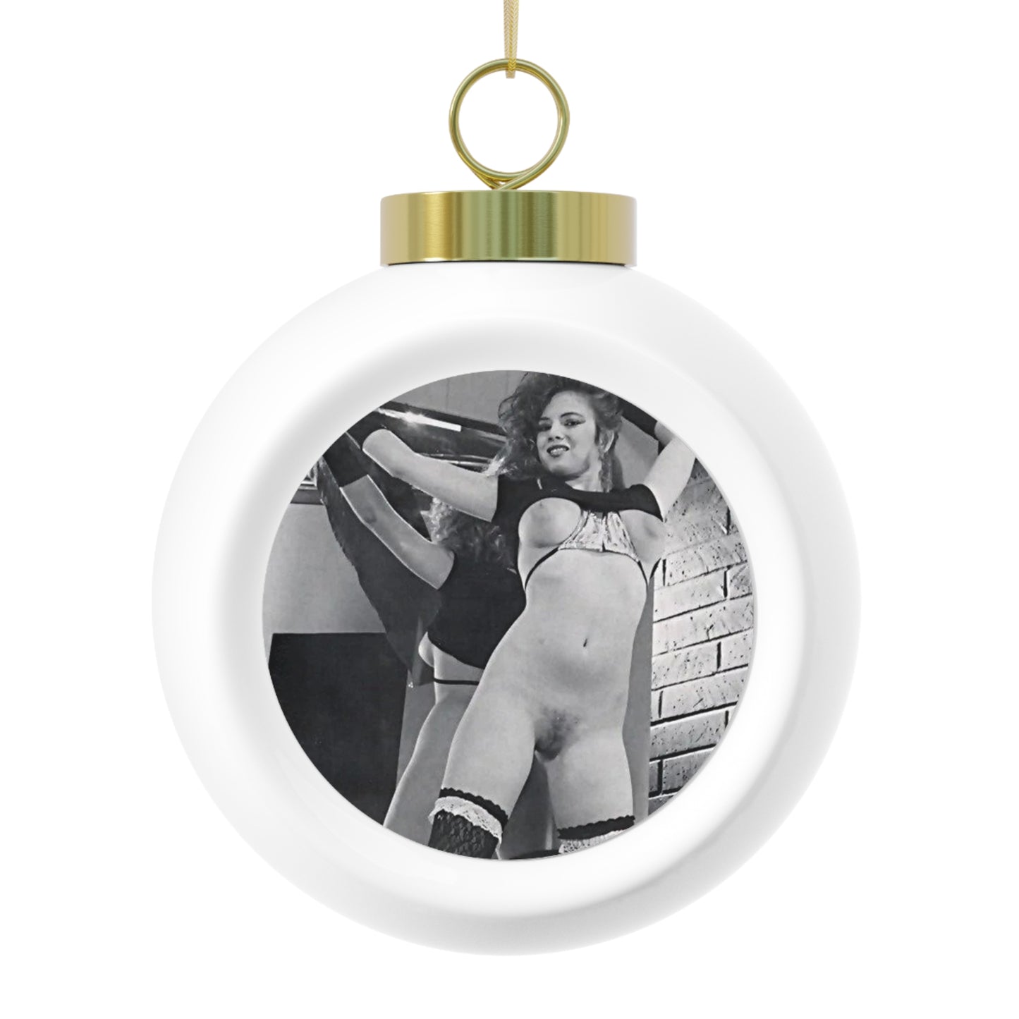 Christmas Ball Ornament Retro Porn Star Traci Lords Nude Naked