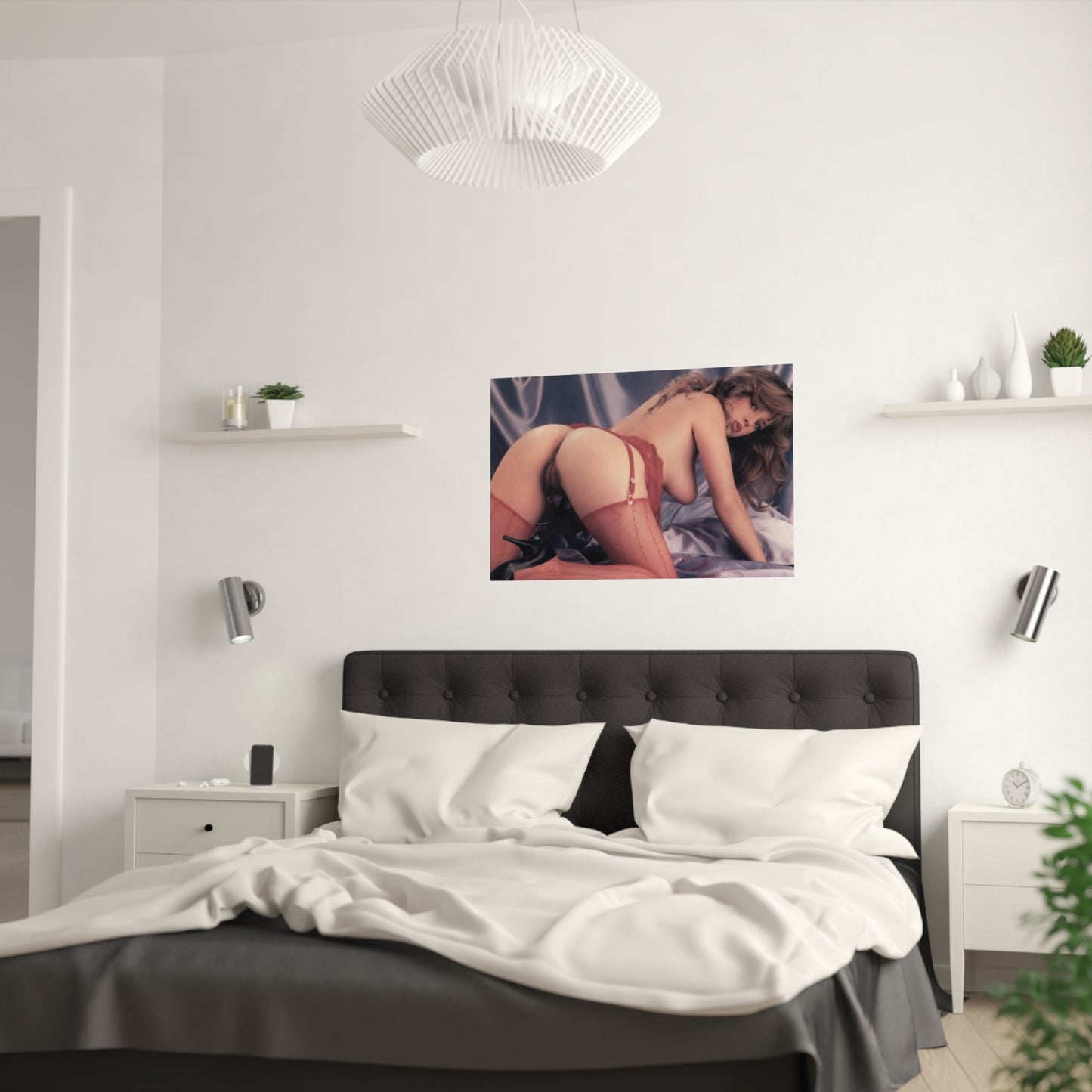 Satin Posters (210gsm) Traci Lords Naked Nude Retro