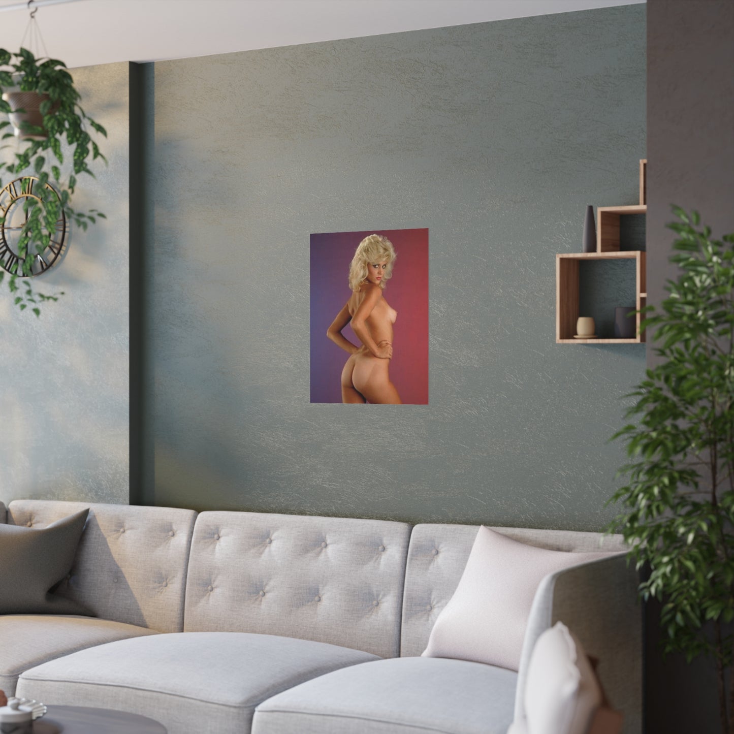 Satin Posters (210gsm) Retro Porn Star Ginger Lynn Nude