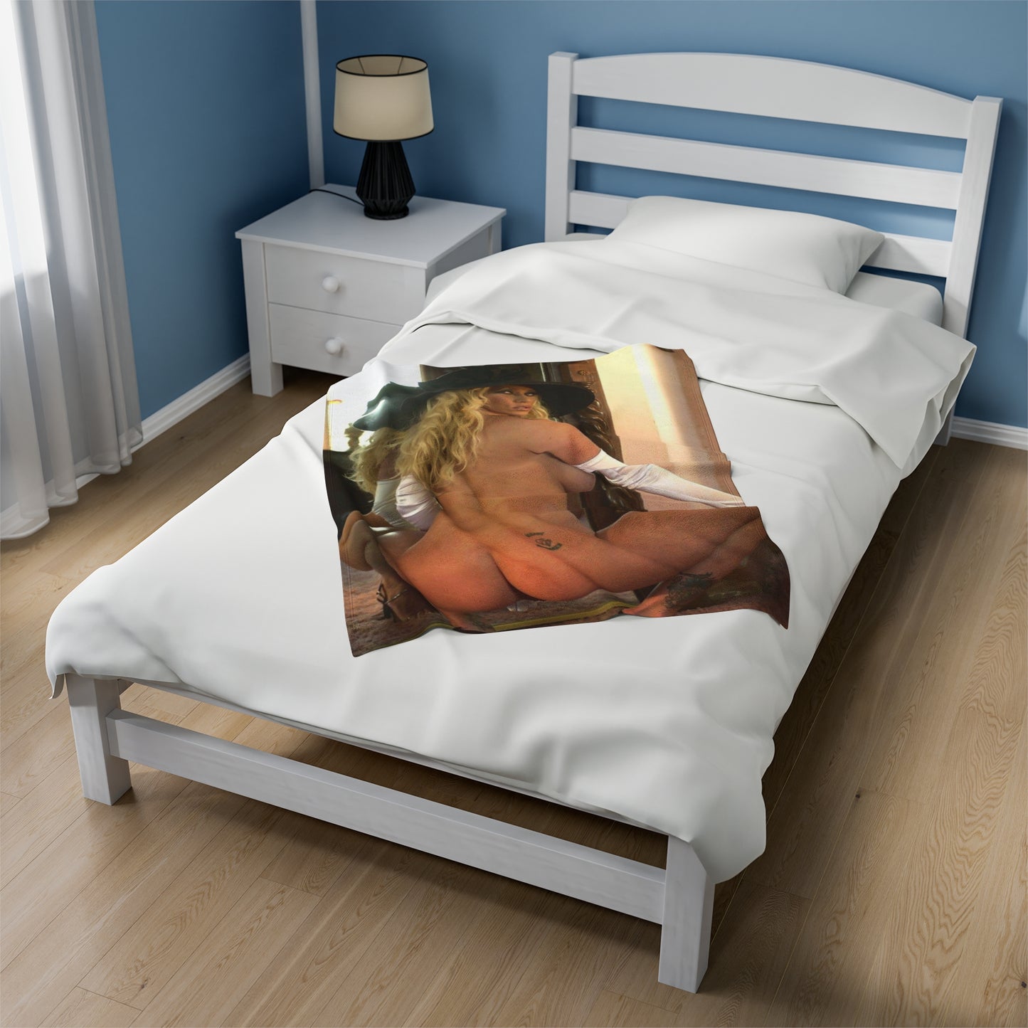 Velveteen Plush Blanket Pornstar Jenna Jameson Nude
