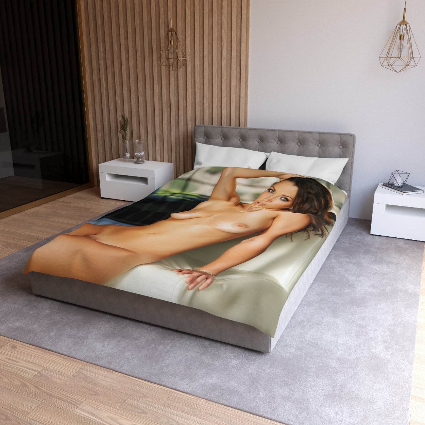 Microfiber Duvet Cover Penthouse Pet December 2012 Lily Love
