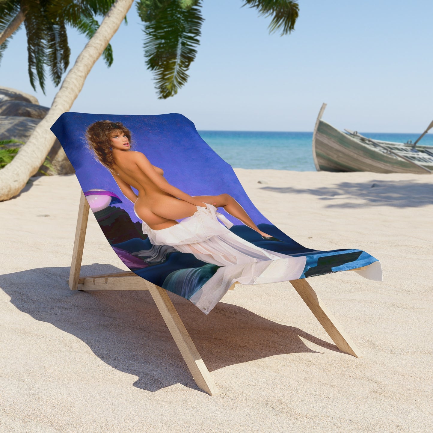 Beach Towel Pornstar Racquel Darrian Nude