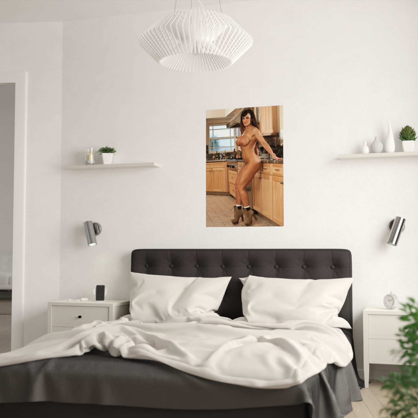 Satin Posters (210gsm) Pornstar Lisa Ann Nude