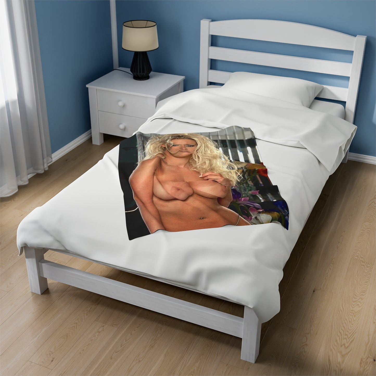 Velveteen Plush Blanket Pornstar Jenna Jameson Nude