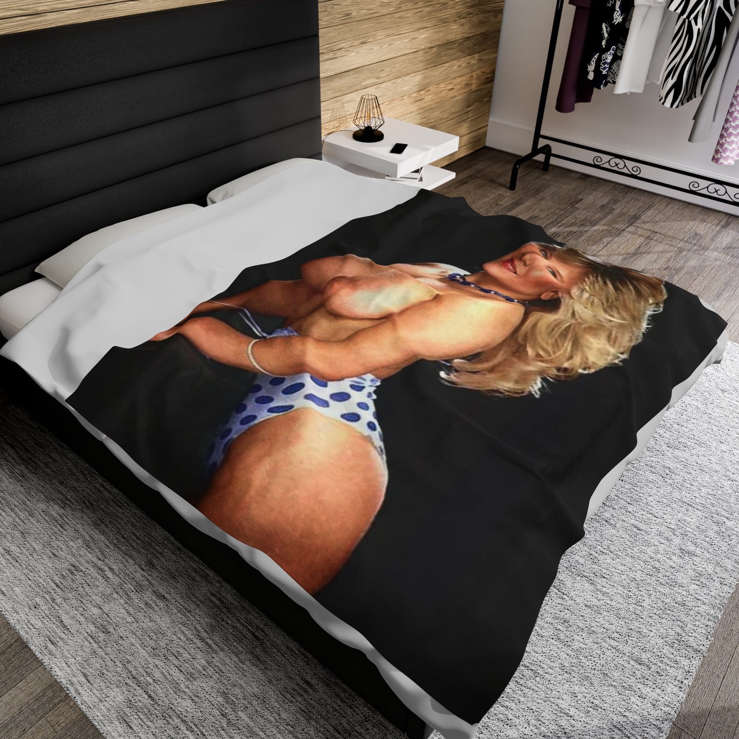 Velveteen Plush Blanket Samantha Fox Nude