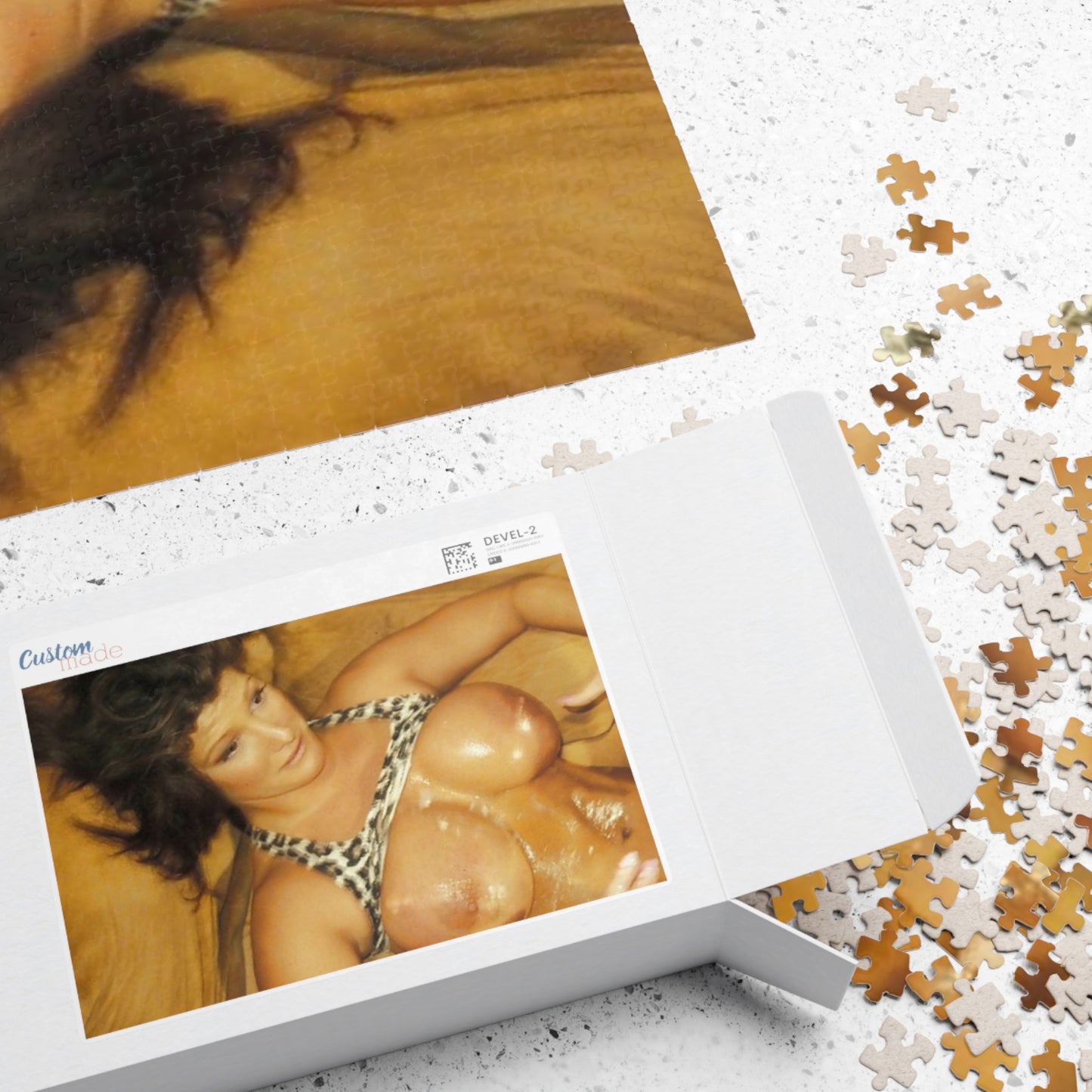 Puzzle (110, 252, 520, 1014-piece) Retro Pornstar Holly Body Nude