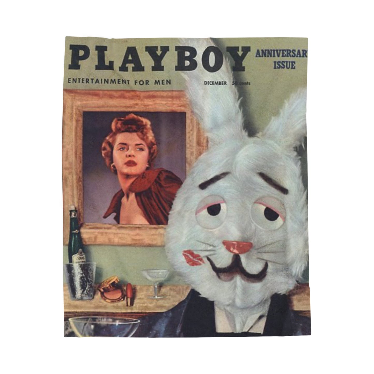 Velveteen Plush Blanket Magazine Cover December 1954