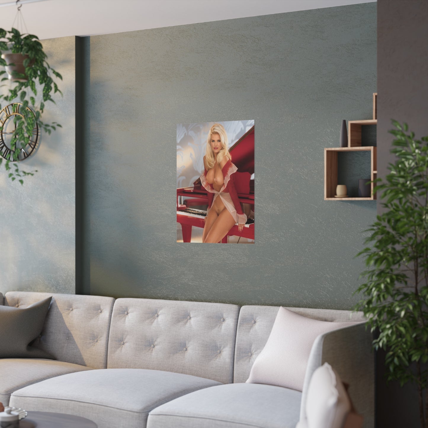 Satin Posters (210gsm) Playboy Playmate December 1996 Victoria Silvstedt