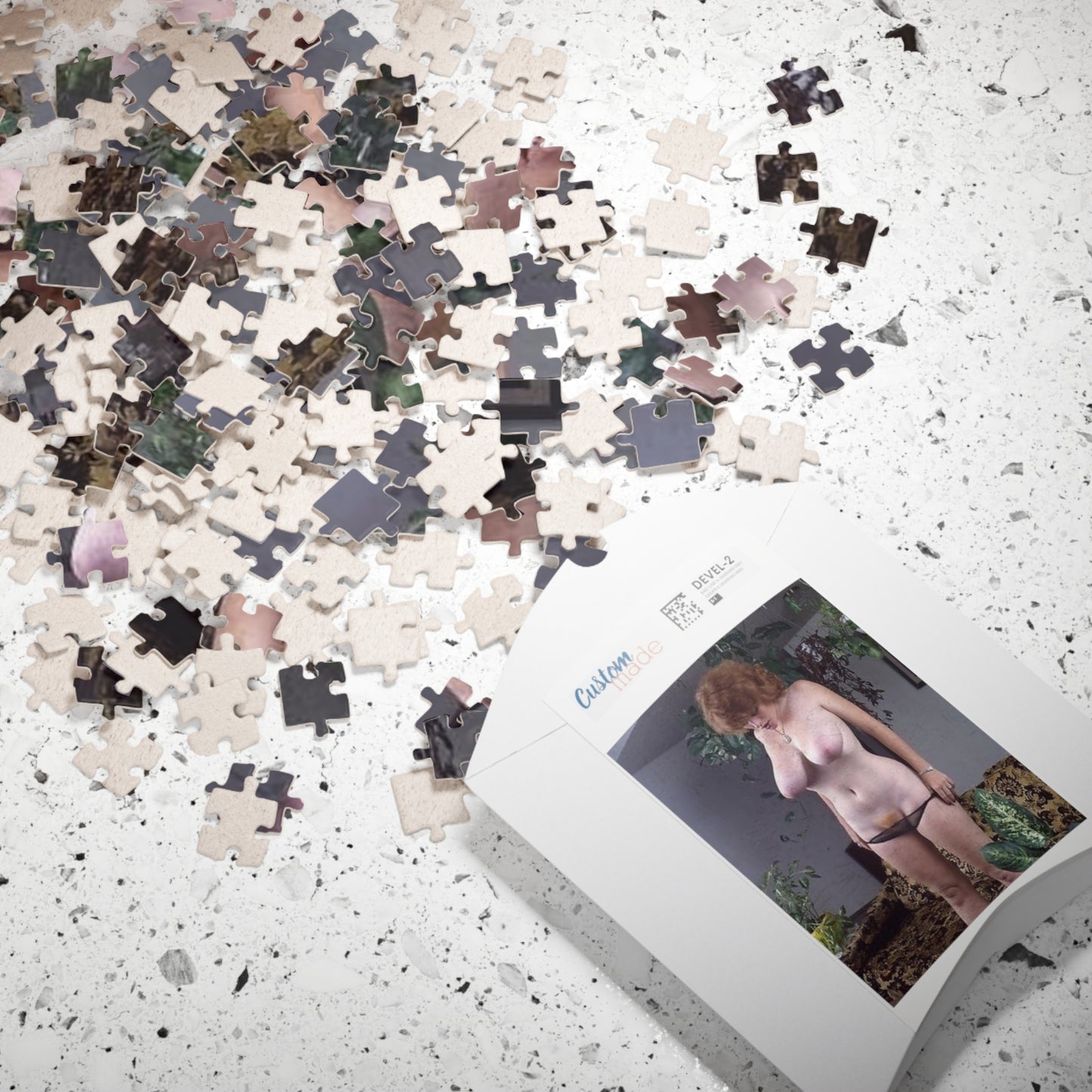 Puzzle (110, 252, 520, 1014-piece) Retro Pornstar Lisa De Leeuw Nude