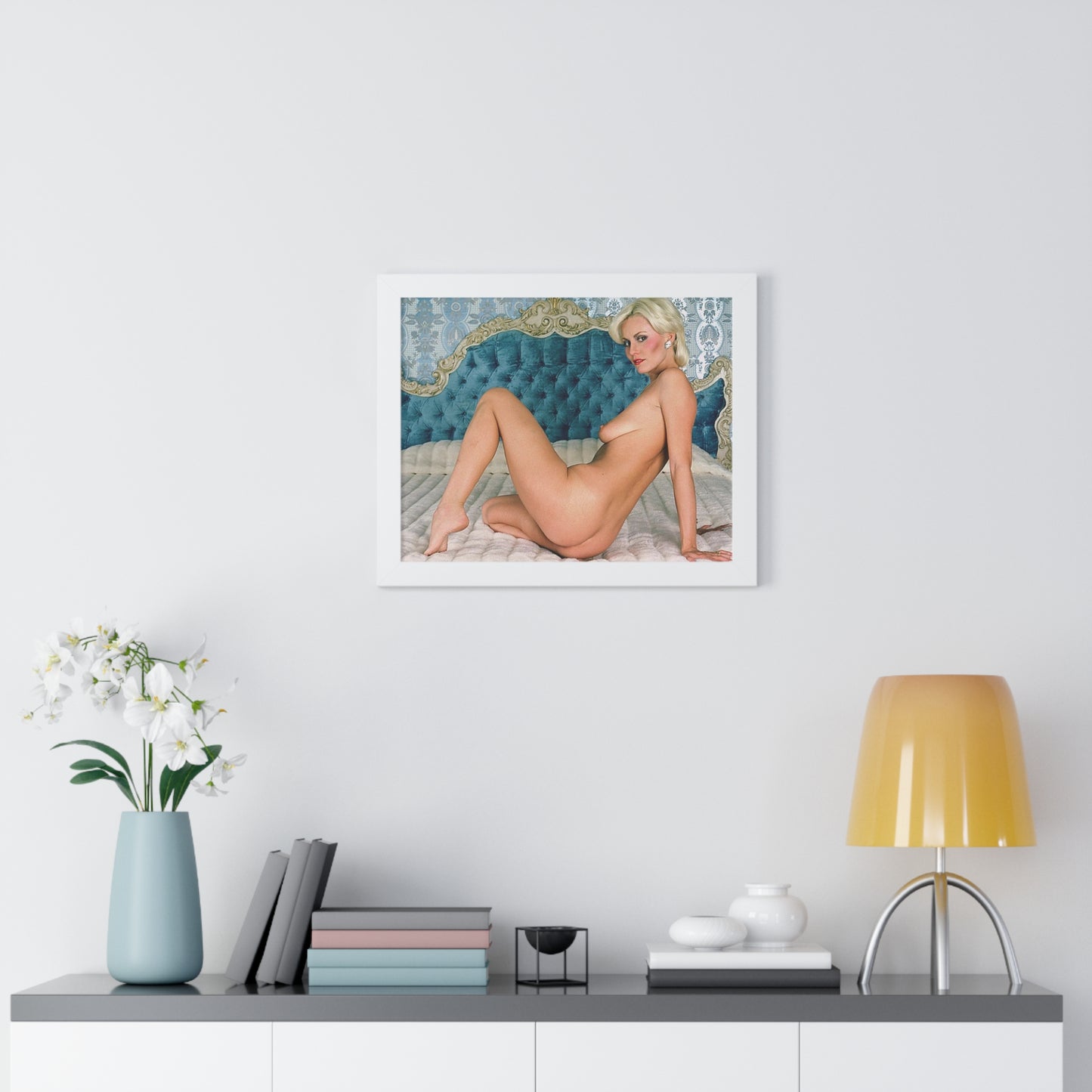 Framed Horizontal Poster Porn Star Seka Nude