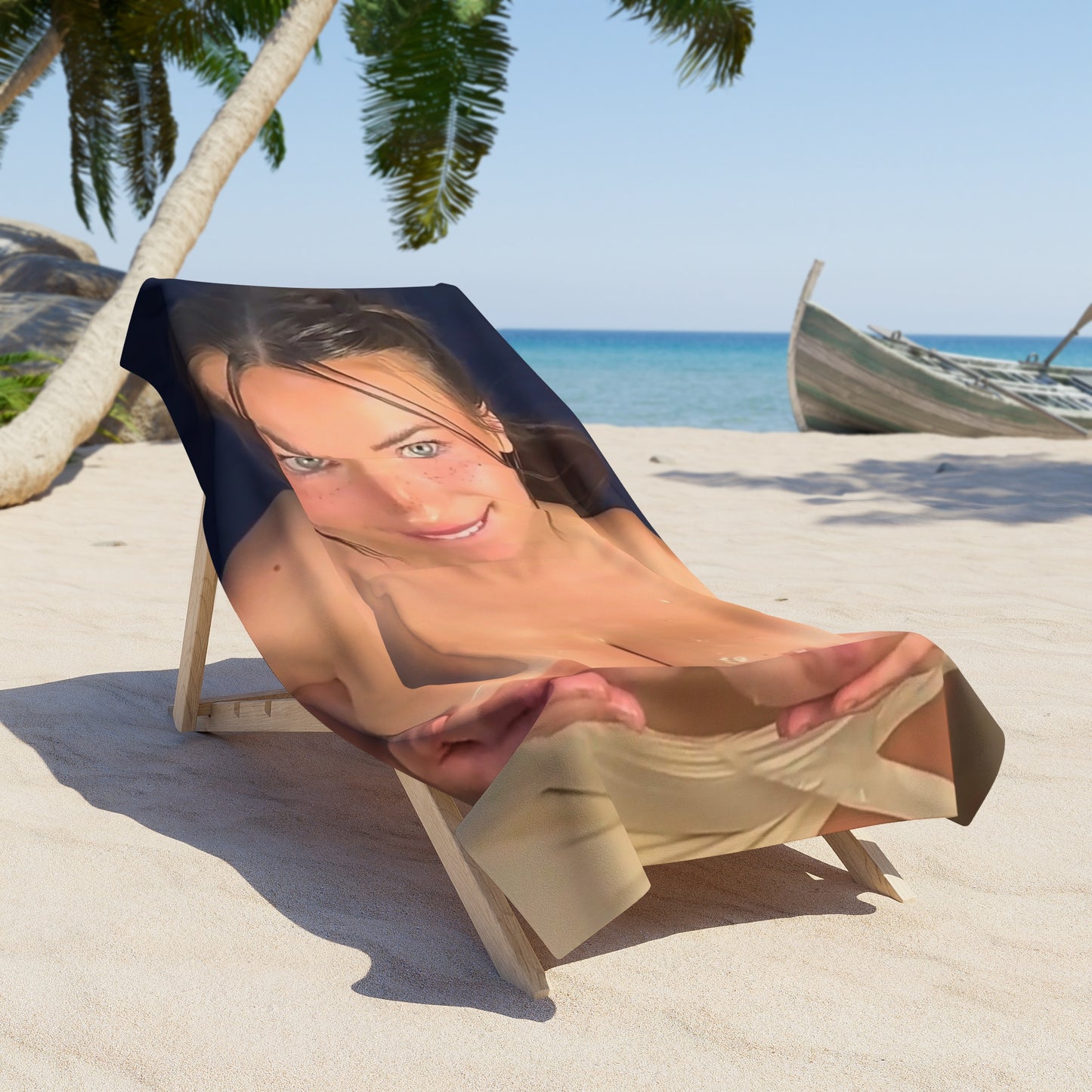Beach Towel Big Titty Teen Cumrag