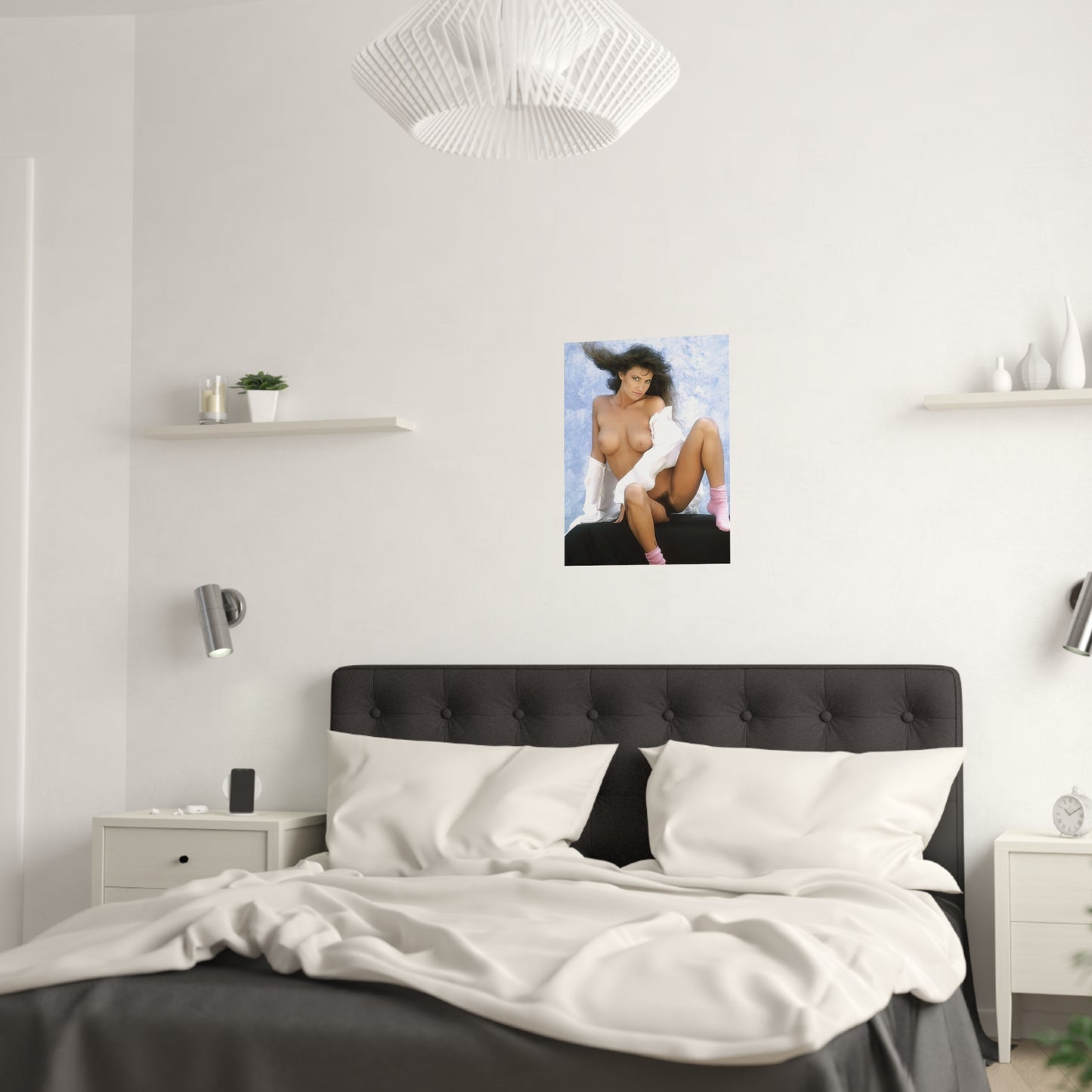 Satin Posters (210gsm) Retro Pornstar Ashlyn Gere Nude