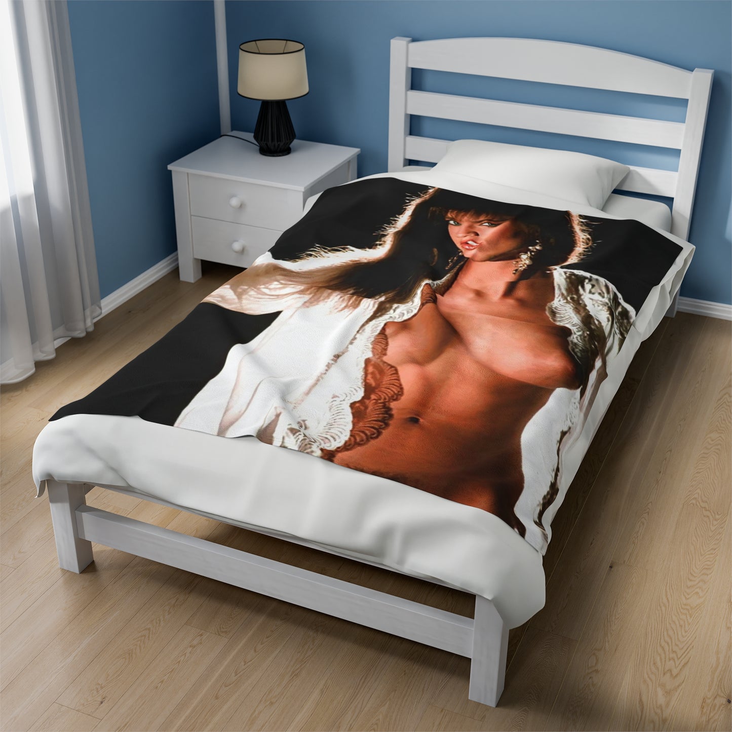 Velveteen Plush Blanket Pornstar Racquel Darrian Nude