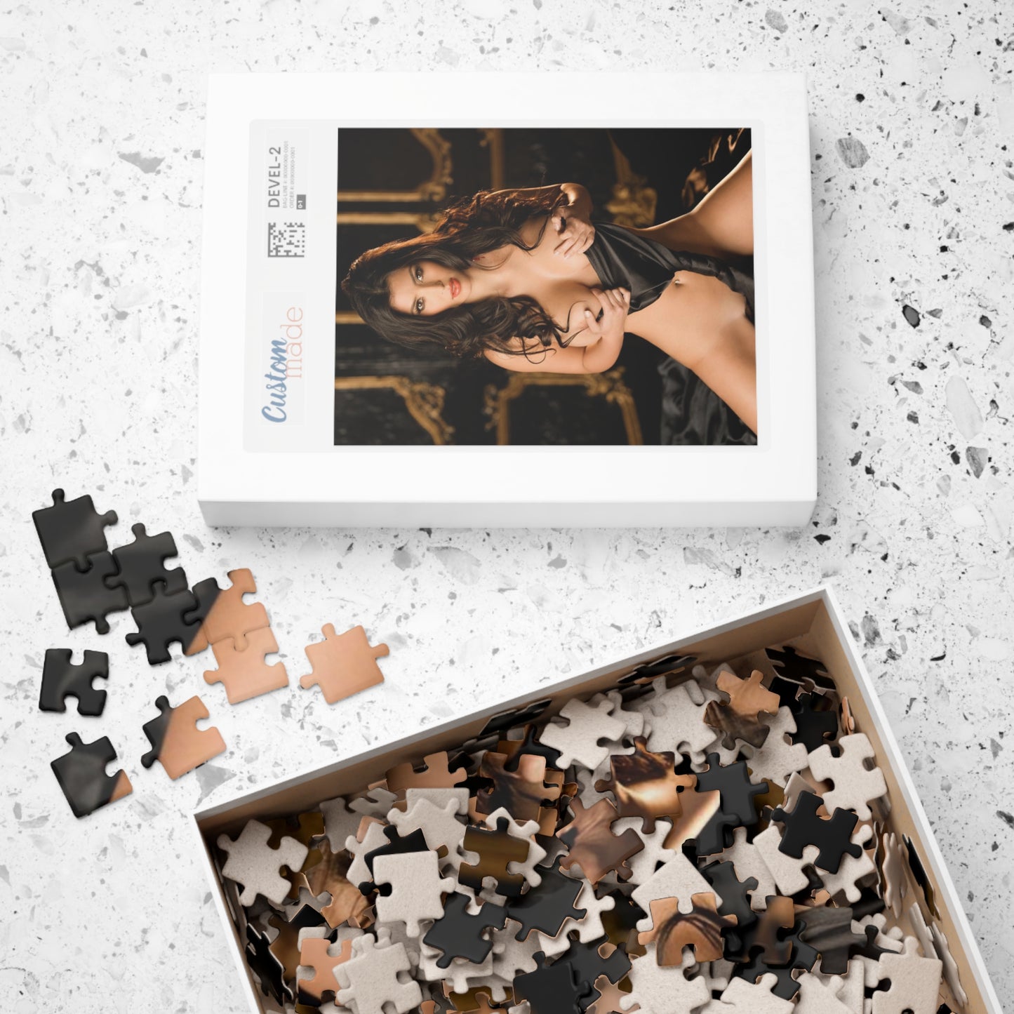 Puzzle (110, 252, 500, 1014-piece) Playboy Photoshoot Kim Kardashian #3