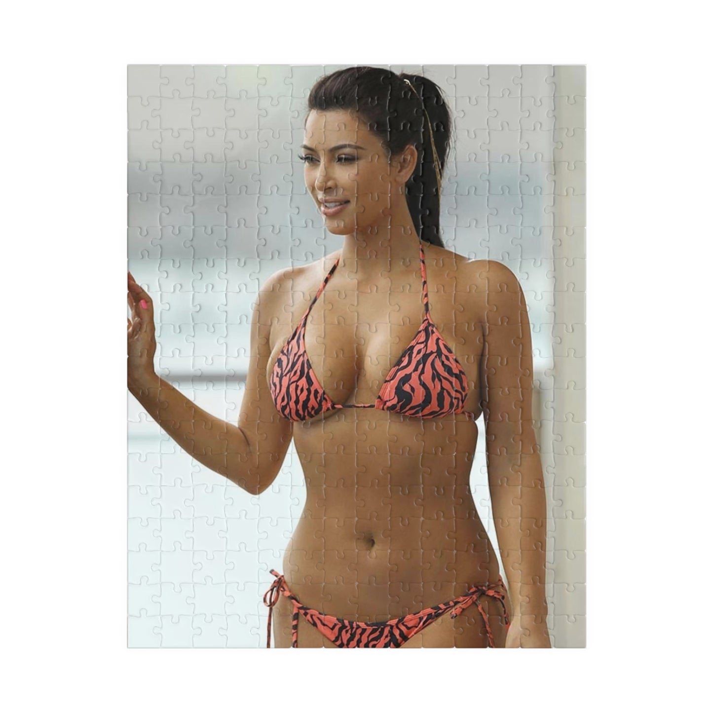 Puzzle (110, 252, 520, 1014-piece) Kim Kardashian Bikini