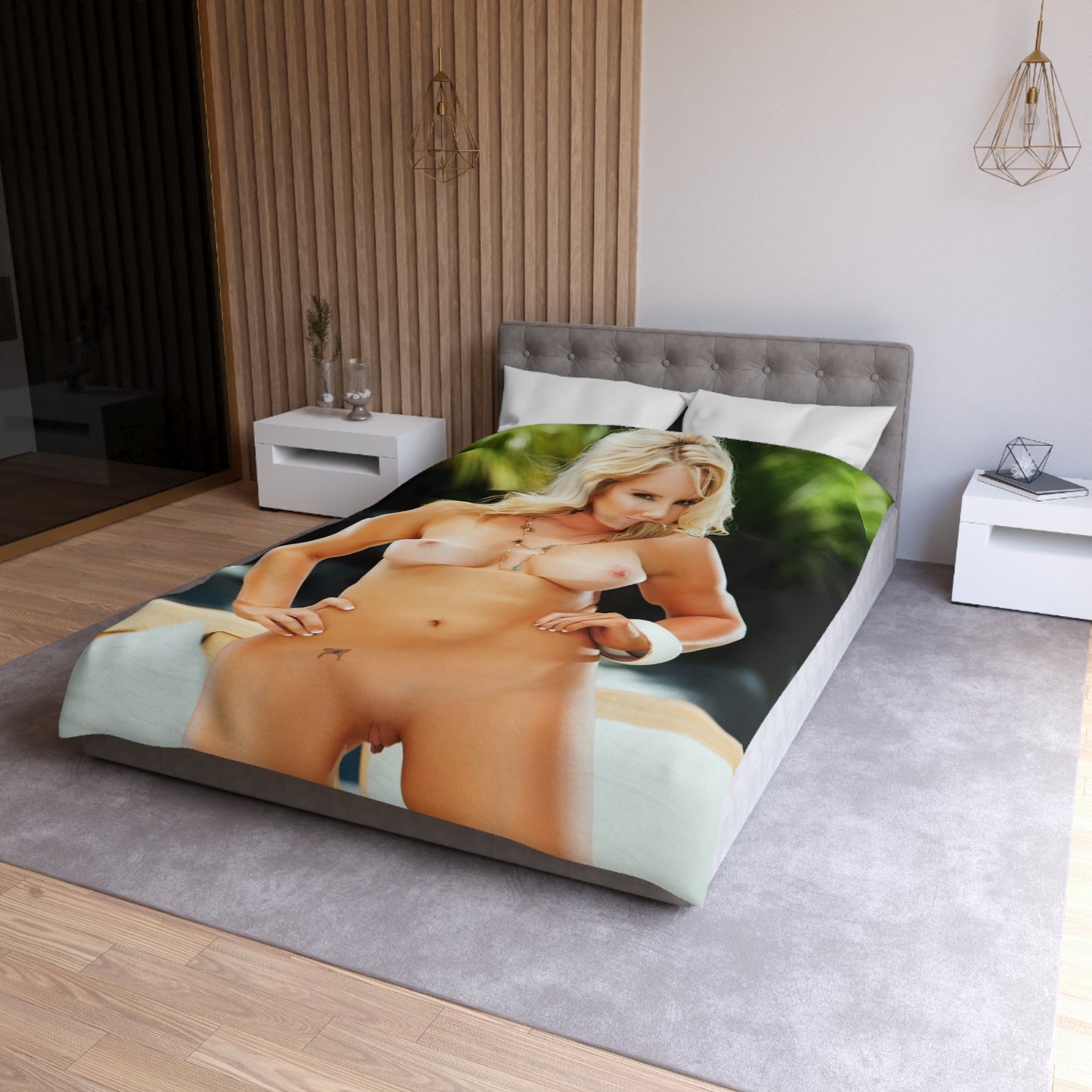 Microfiber Duvet Cover Penthouse Pet September 2012 Ainsley Addison