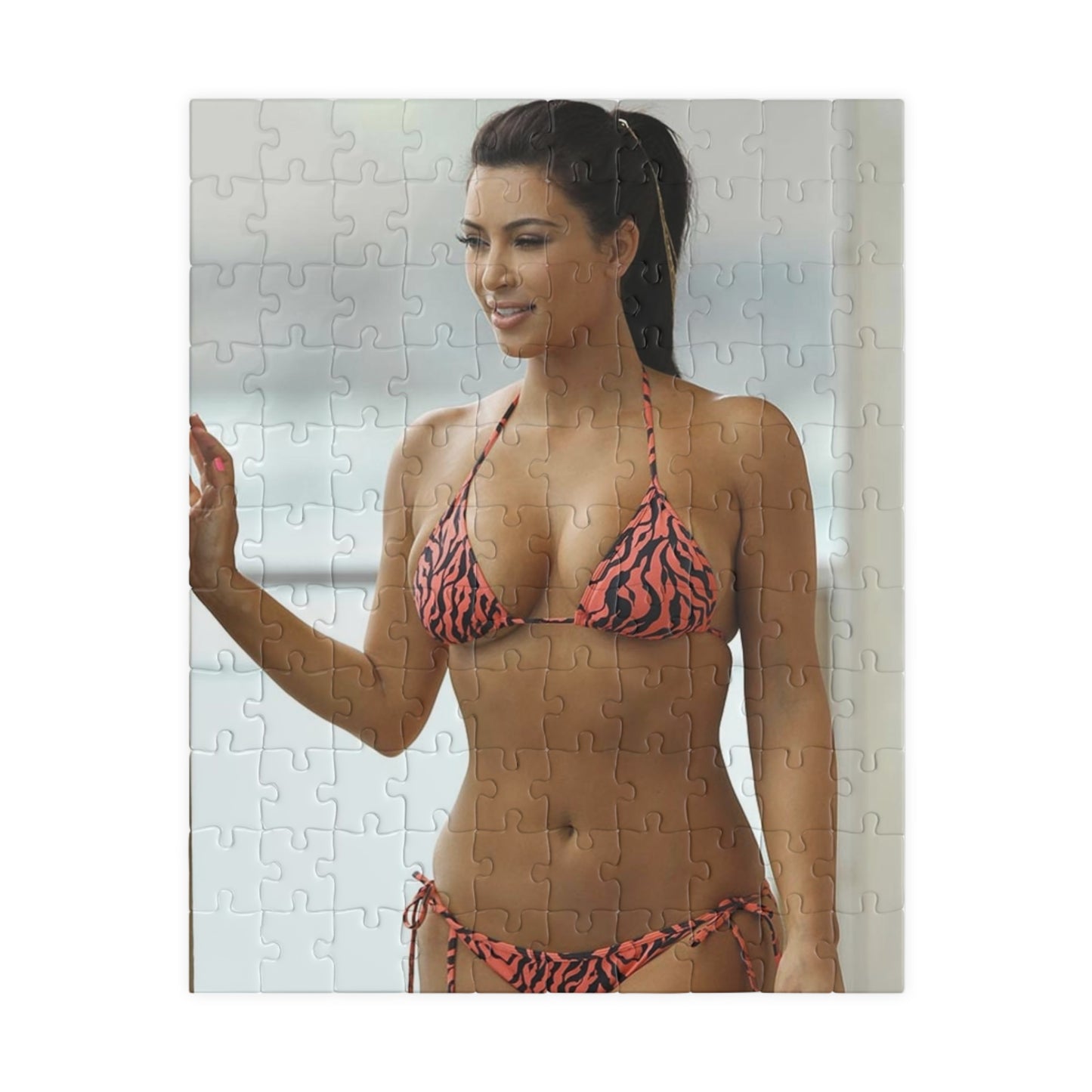 Puzzle (110, 252, 520, 1014-piece) Kim Kardashian Bikini