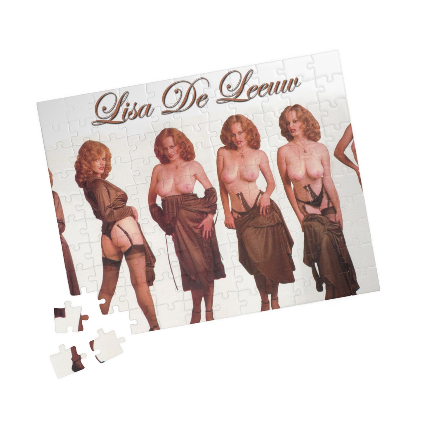 Puzzle (110, 252, 500, 1014-piece) Retro Pornstar Lisa De Leeuw Nude