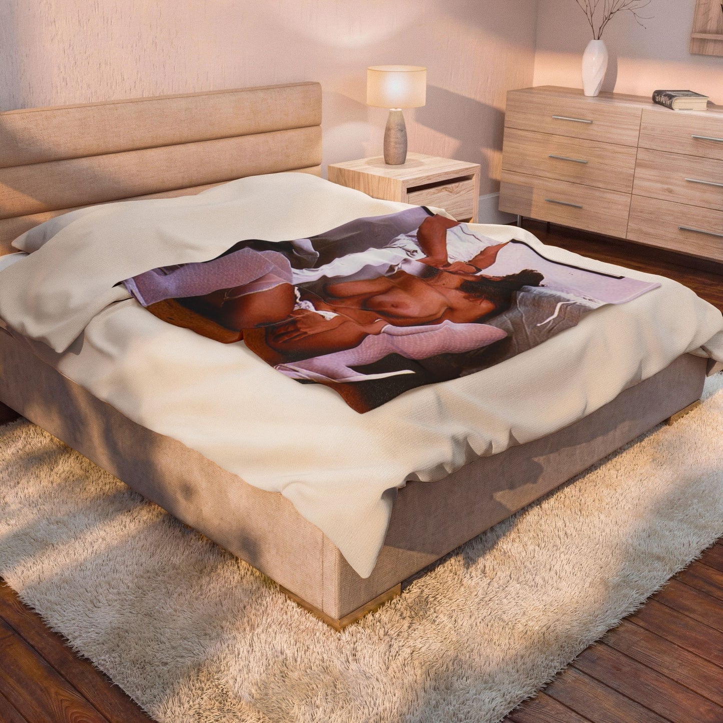 Velveteen Plush Blanket Christy Canyon Nude
