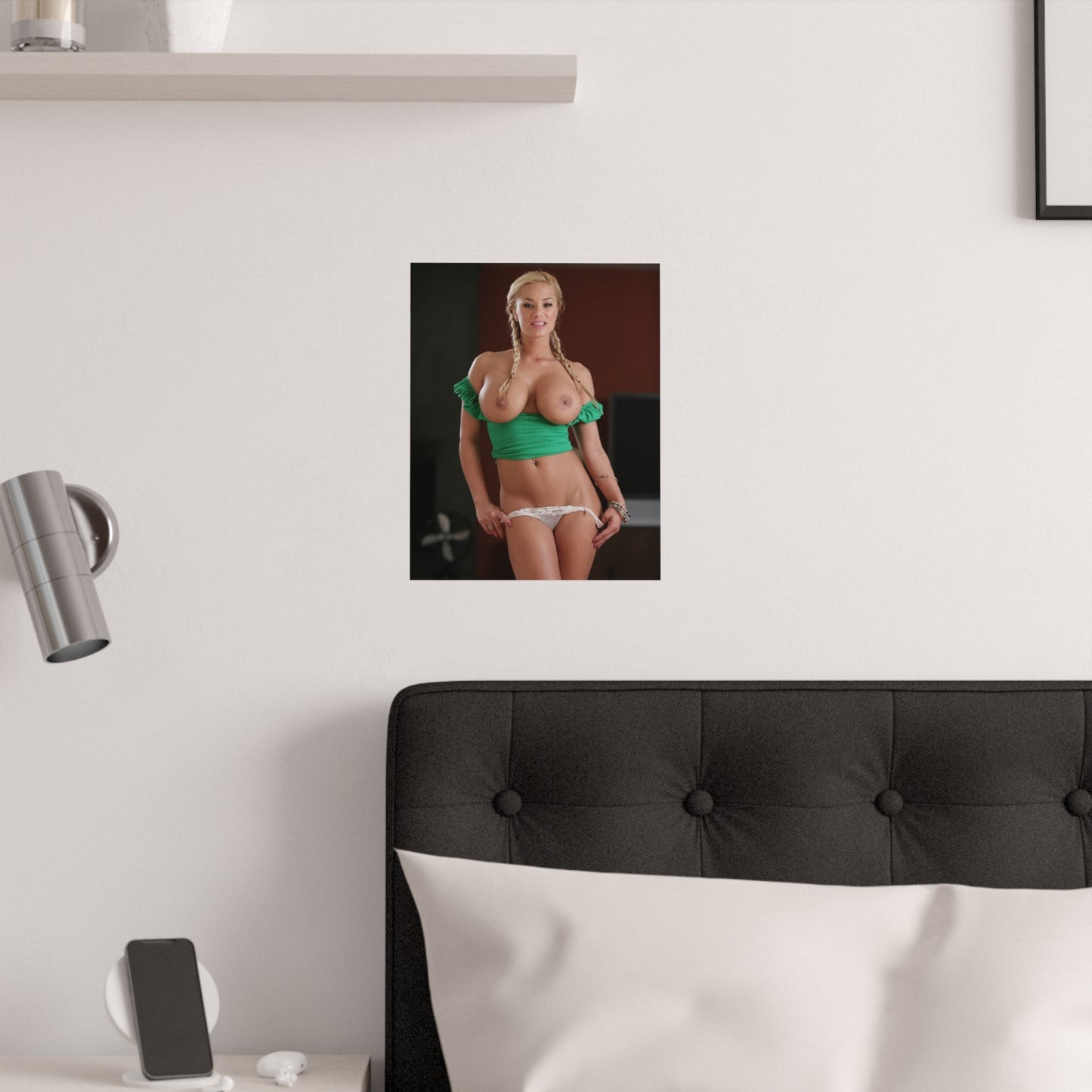 Satin Posters (210gsm) Adult Star Shyla Stylez Nude
