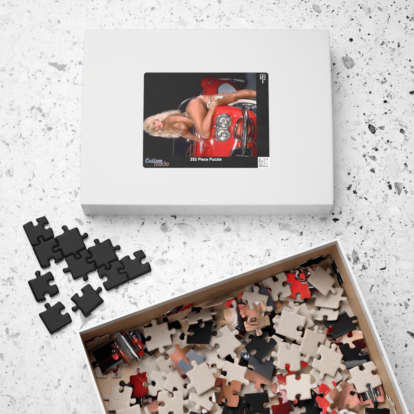 Puzzle (110, 252, 500, 1014-piece) Retro 1980s Porn Star Amber Lynn