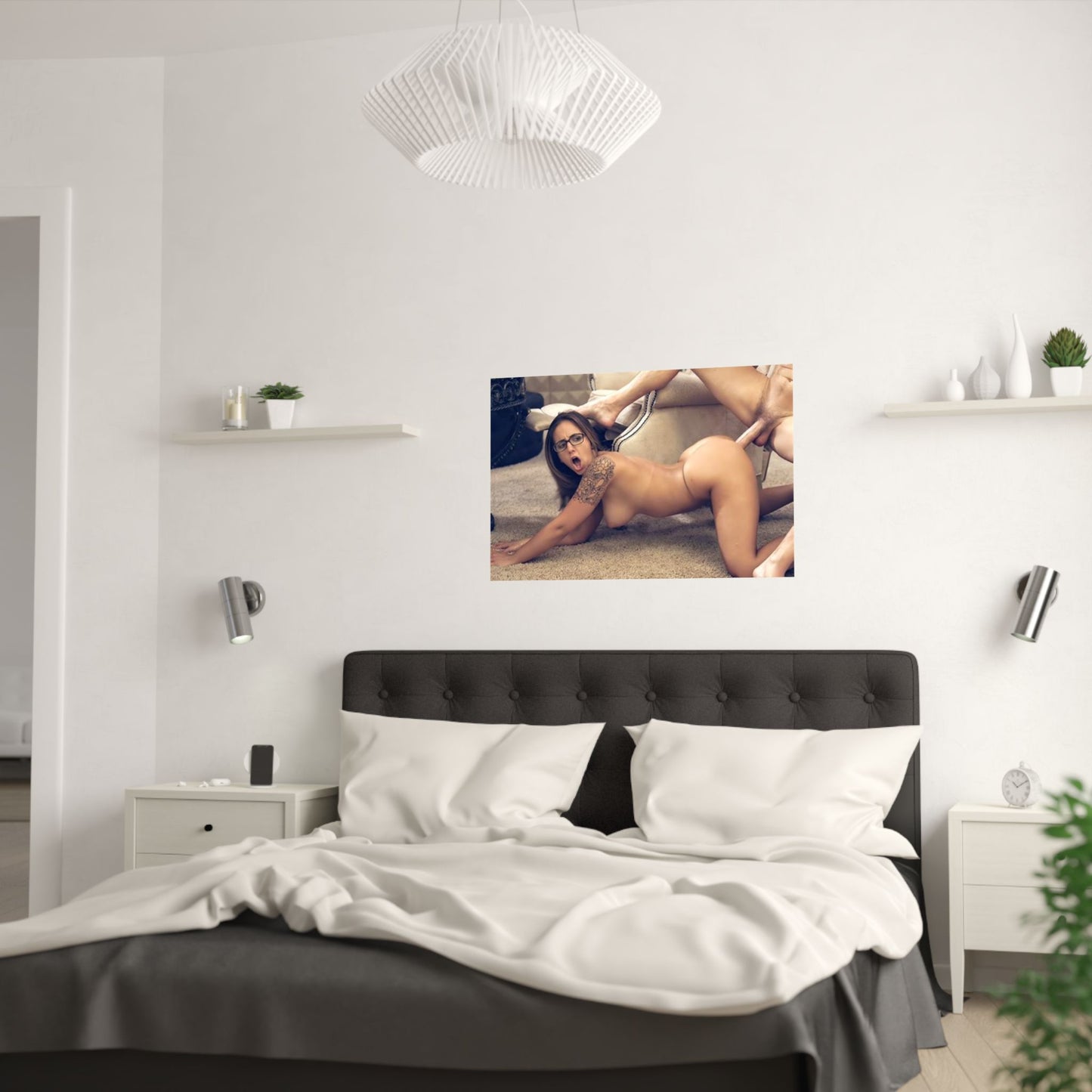 Satin Posters (210gsm) Layla London Ryan Madison Scene from Morning Joe 3