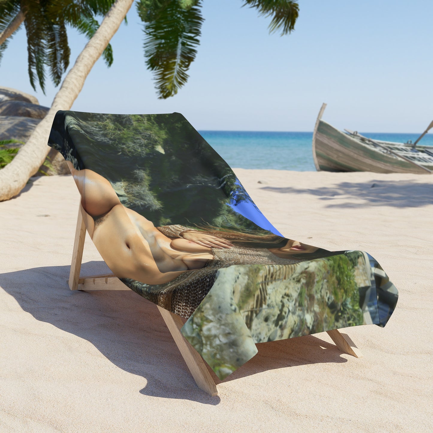 Beach Towel Eva Lovia Nude