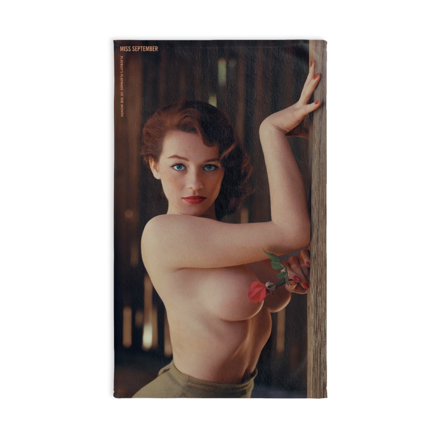 Hand Towel Playboy Playmate September 1957 Jacquelyn Prescott
