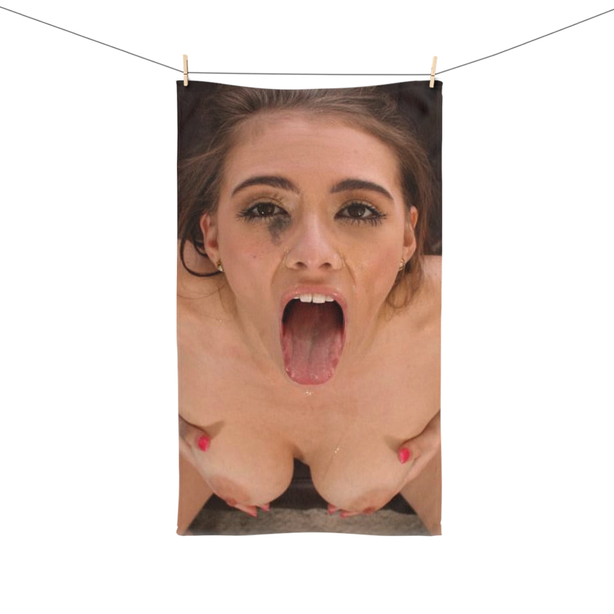 Hand Towel "Waiting for your release"