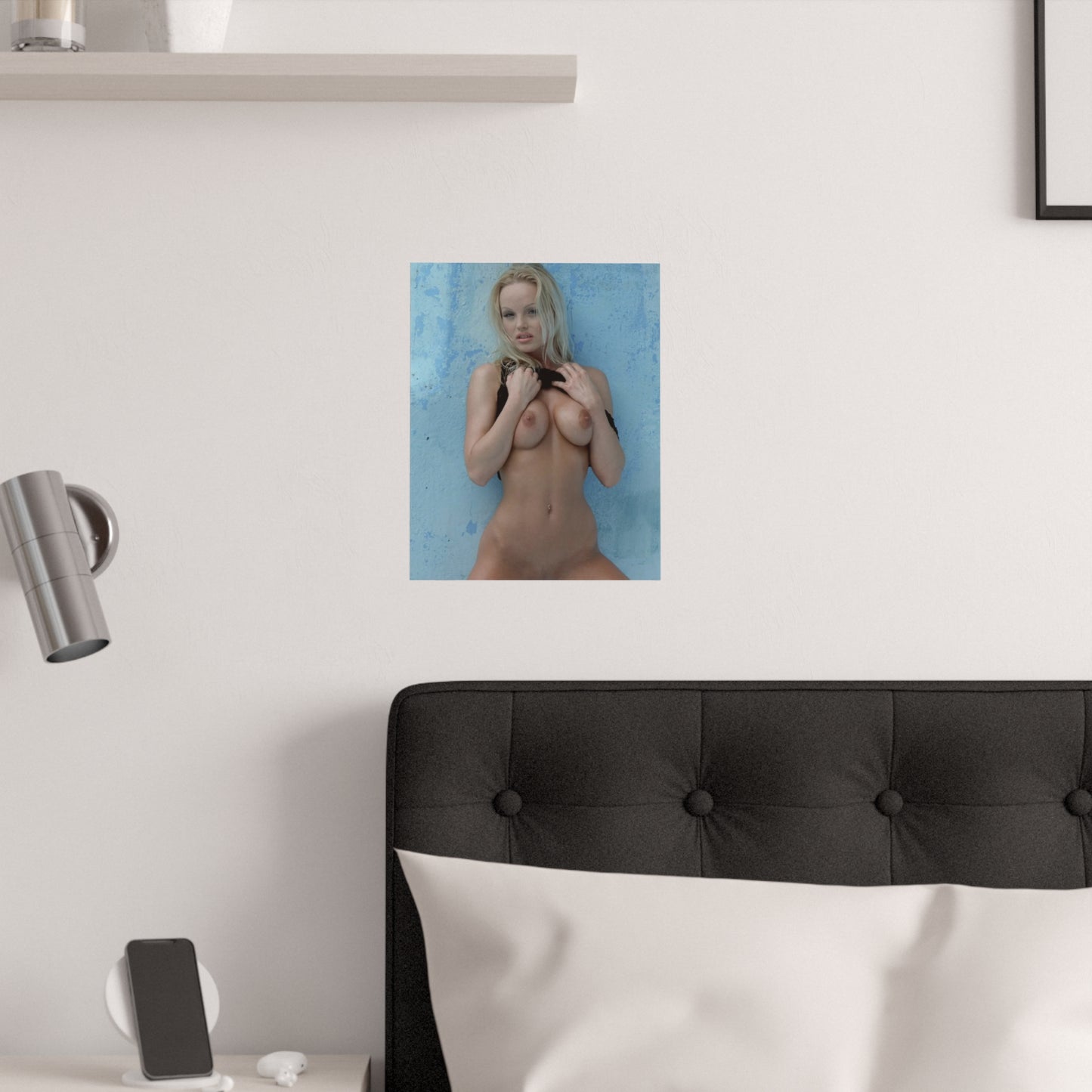 Satin Posters (210gsm) Retro Adult Star Sylvia Saint Nude