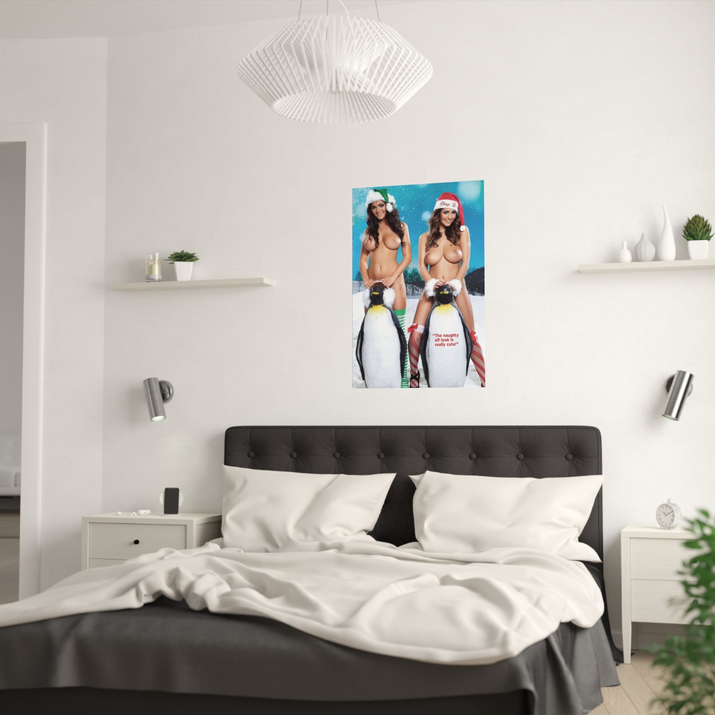 Satin Posters (210gsm) Christmas Pornstars Nude