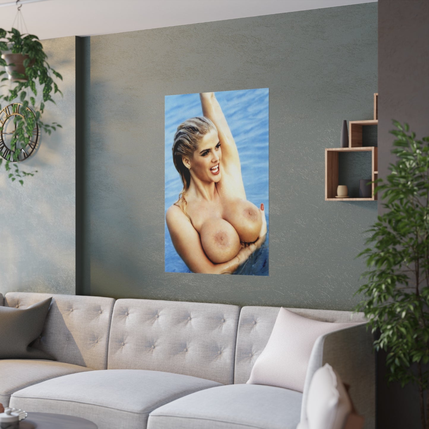 Satin Posters (210gsm) Anna Nicole Smith Nude