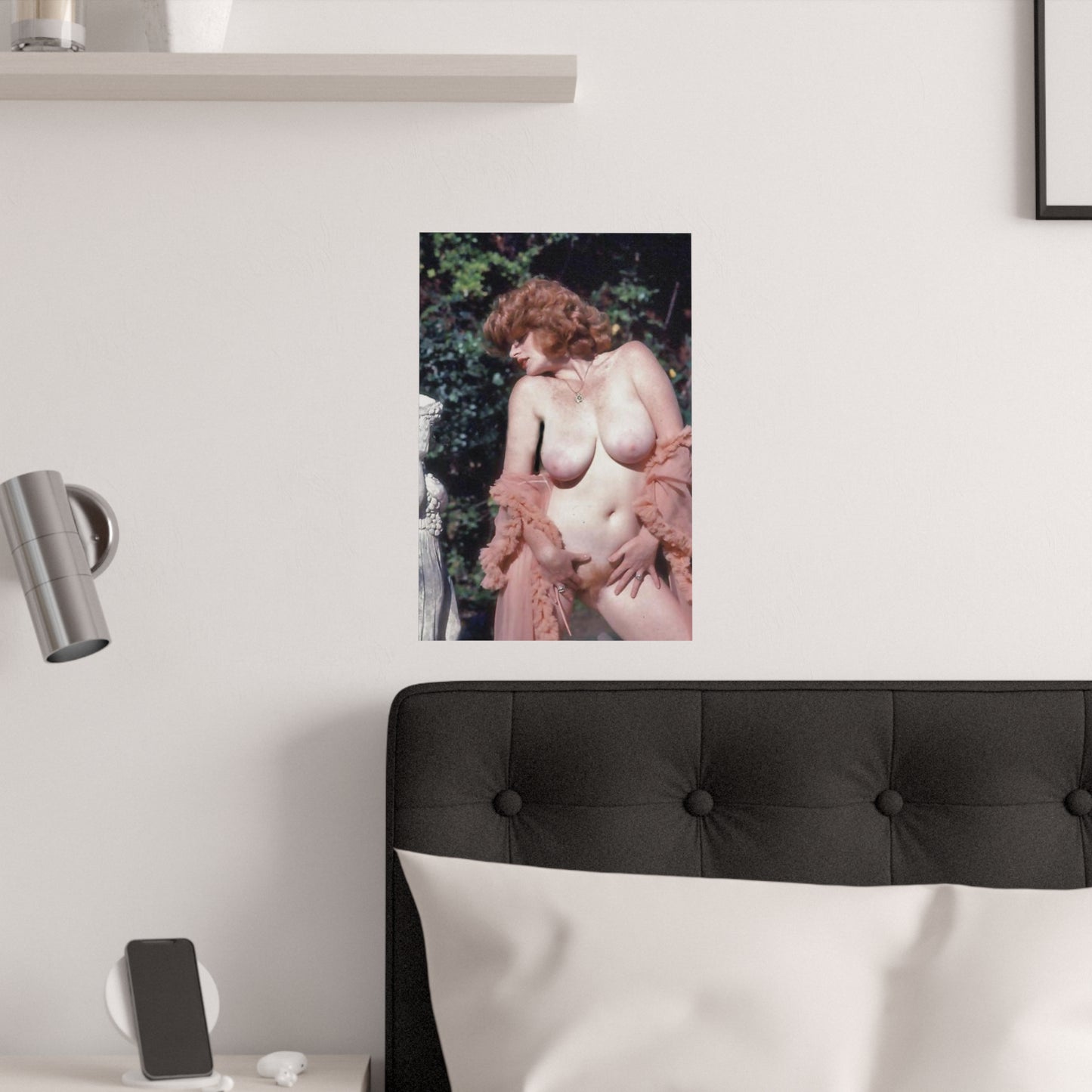 Satin Posters (210gsm) Retro Pornstar Lisa De Leeuw Nude