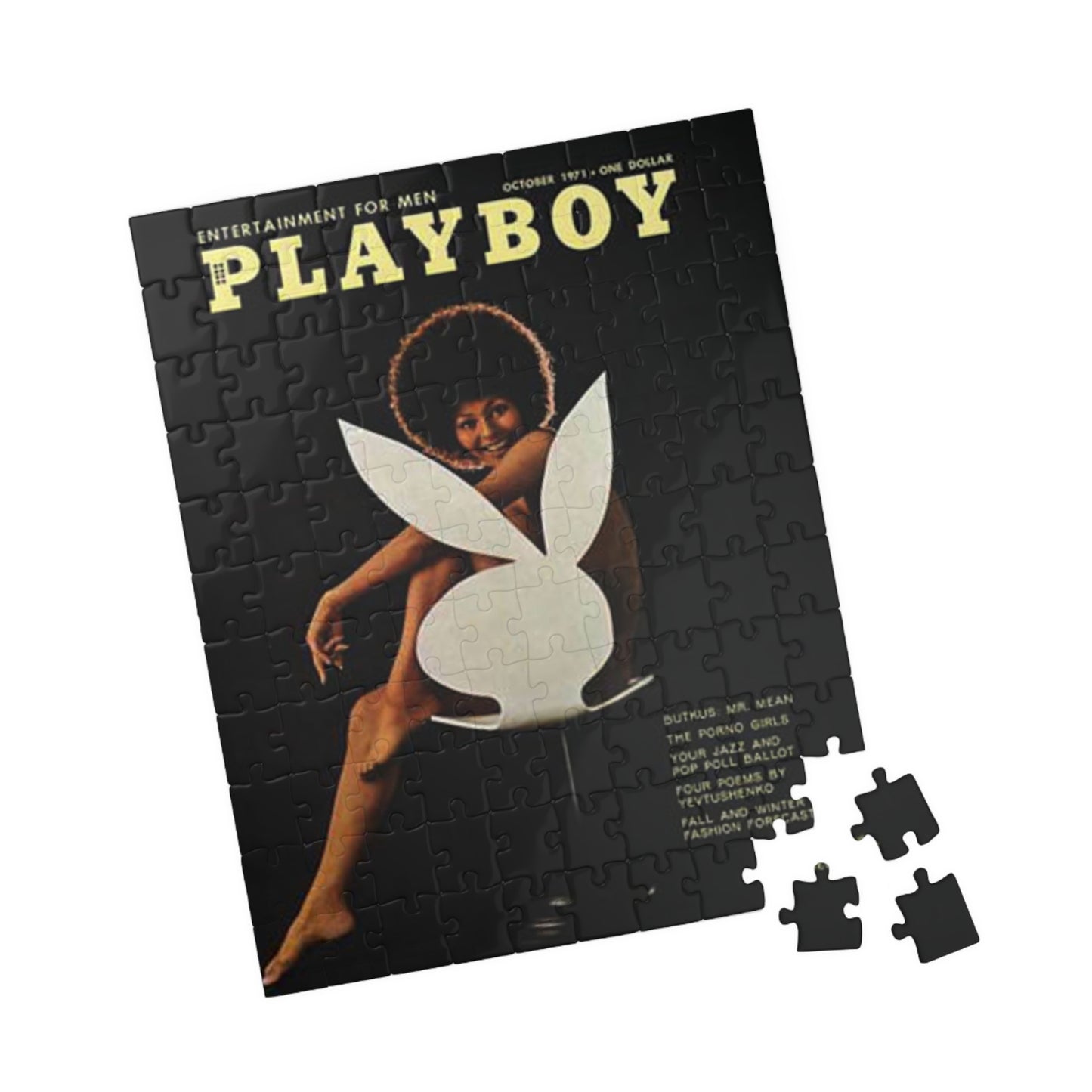 Puzzle (110, 252, 500, 1014-piece) Playboy Cover October 1971