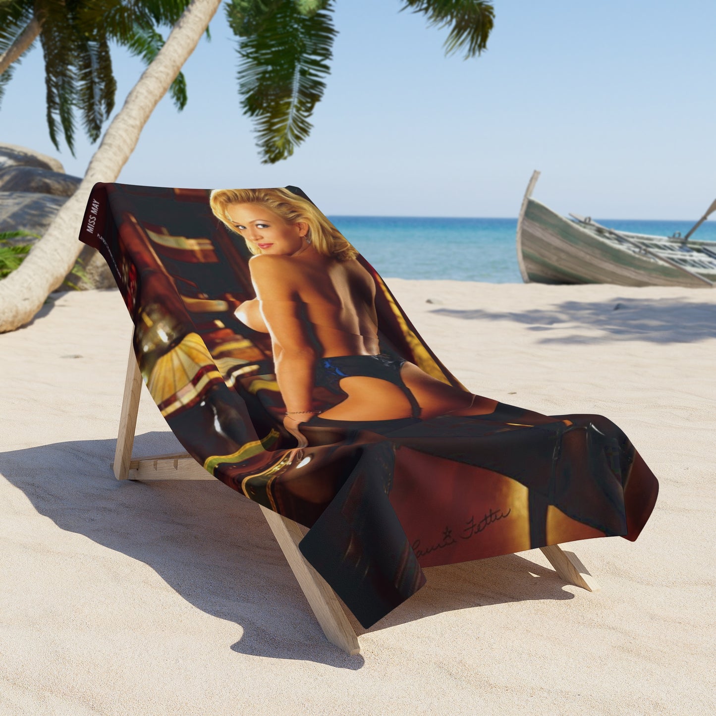 Beach Towel Playboy Playmate May 2003 Laurie Jo Fetter