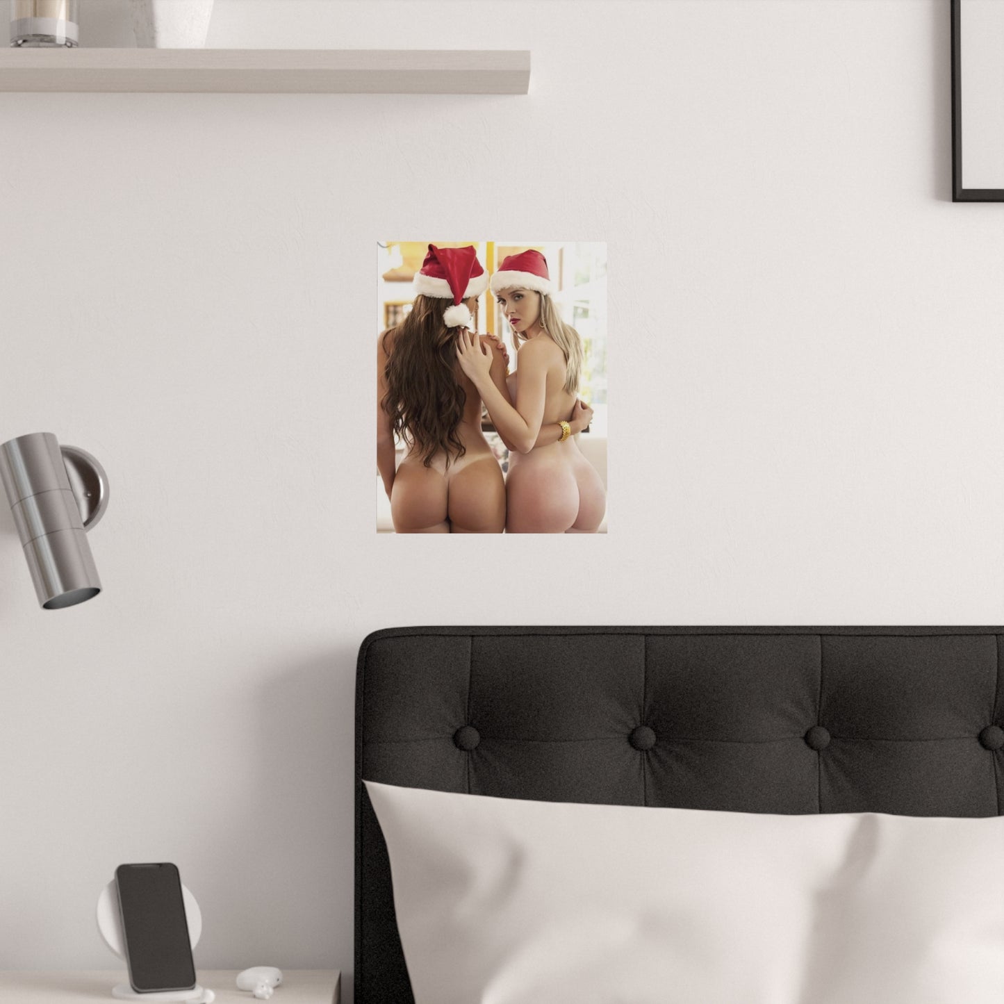 Satin Posters (210gsm) Nude Christmas Girls