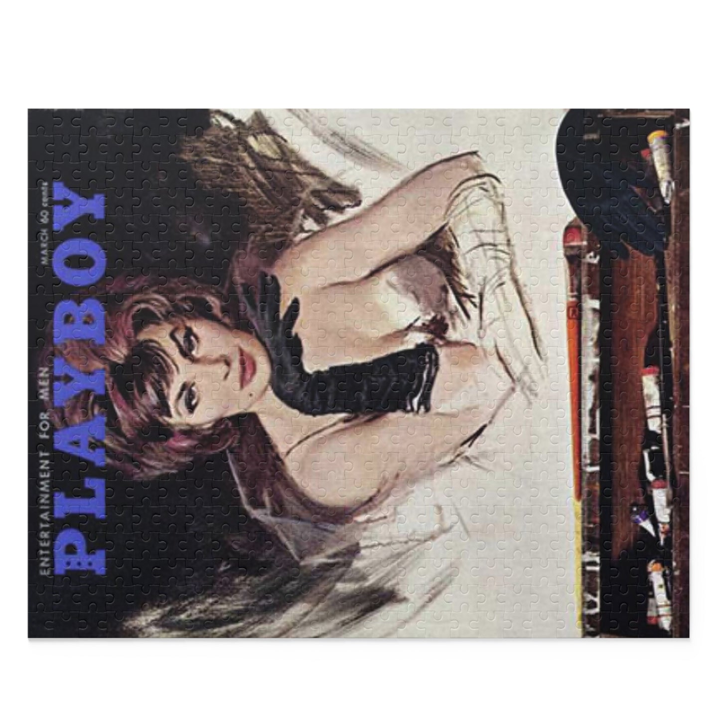 Puzzle (120, 252, 500-Piece) Playboy Cover March 1962