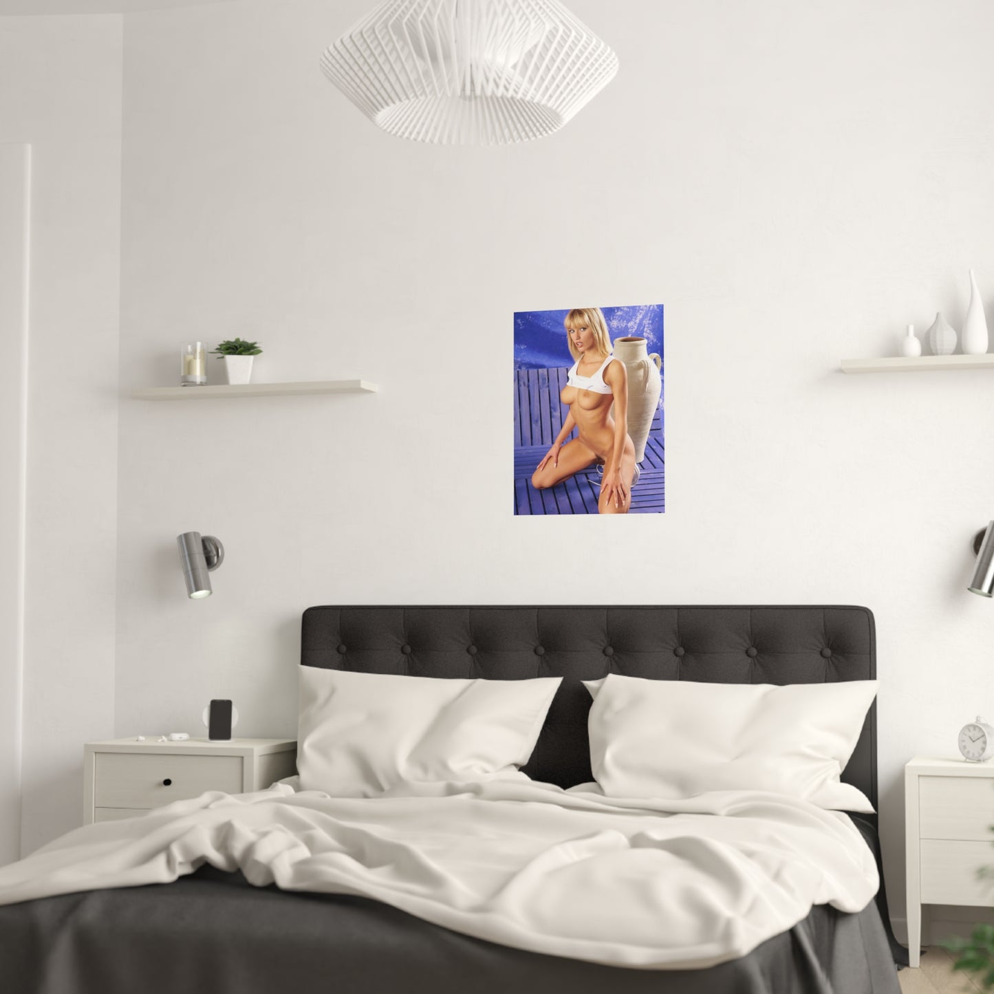 Satin Posters (210gsm) Retro Pornstar Anita Blond