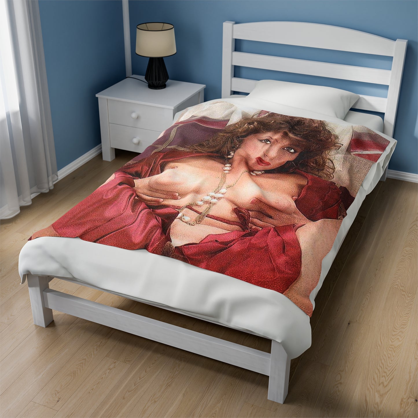 Velveteen Plush Blanket Traci Lords Nude