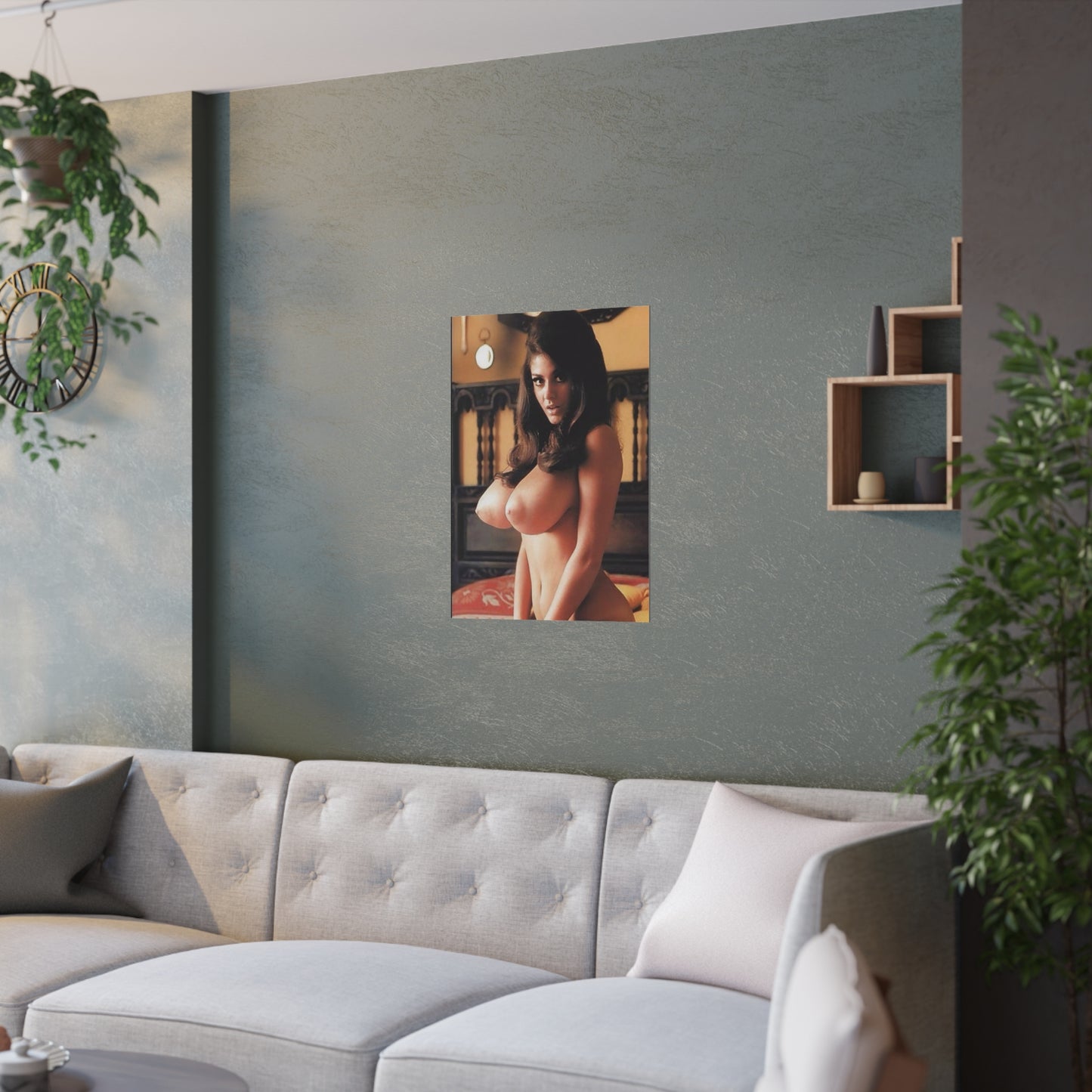 Satin Posters (210gsm) Playboy Playmate Cynthia Myers Nude